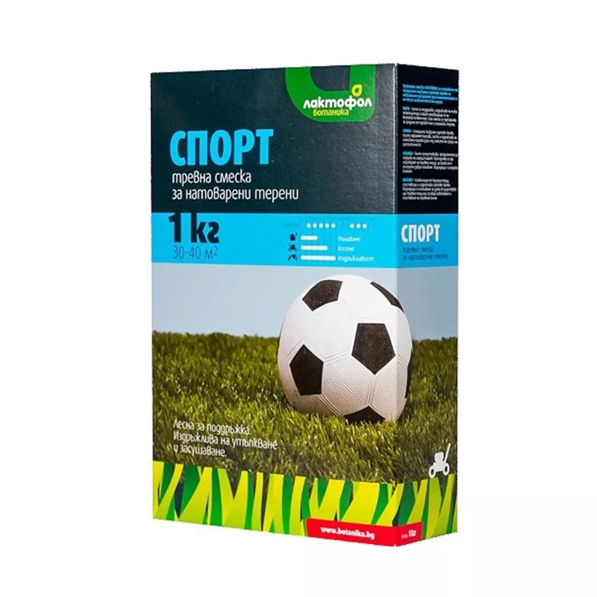 ТРЕВНА СМЕСКА ЗА НАТОВАРЕНИ ТЕРЕНИ СПОРТ 1 КГ ЛАКТОФОЛ