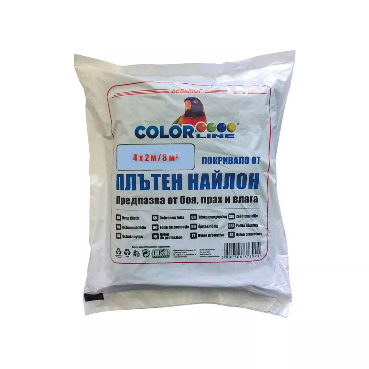 ПОКРИВЕН НАЙЛОН COLORLINE 4x2М