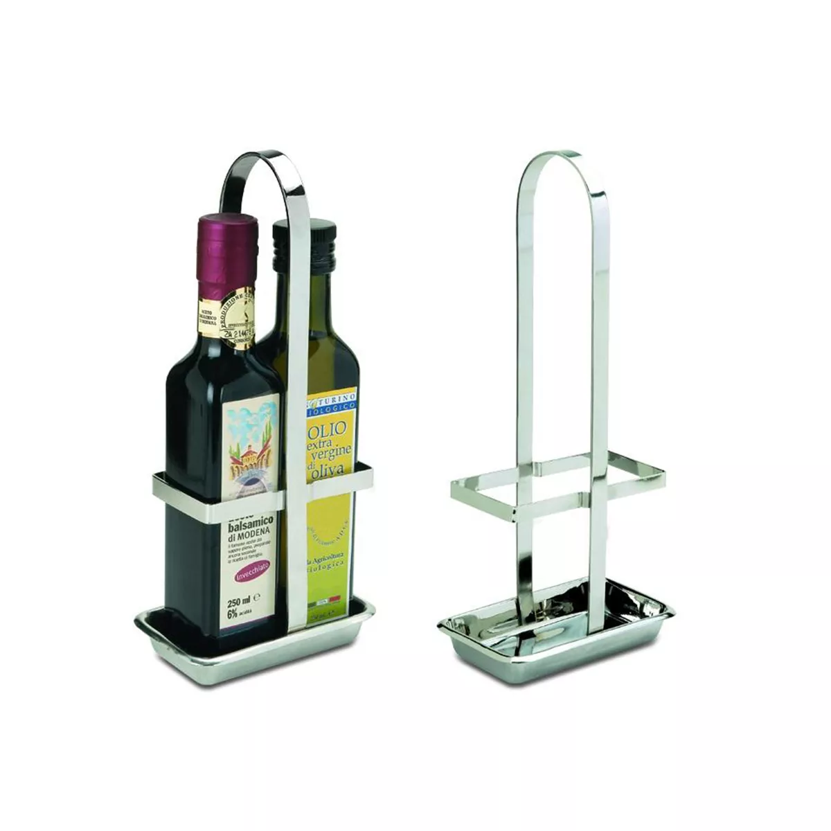 ИНОКСОВА СТОЙКА ЗА ОЦЕТ И ОЛИО