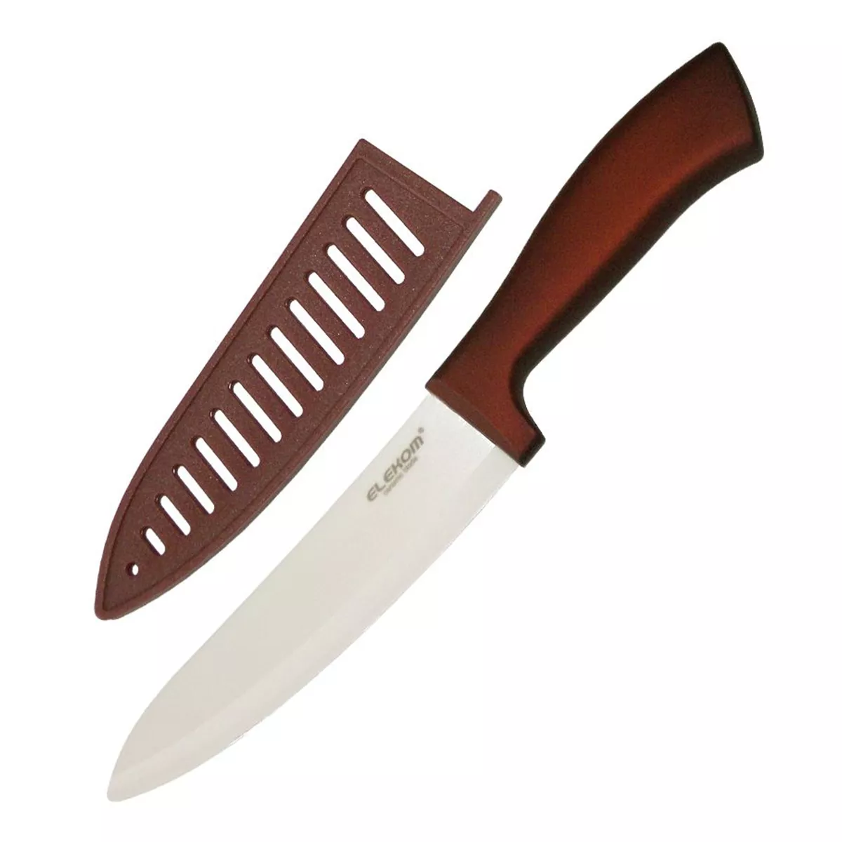 НОЖ С КЕРАМИЧНО ОСТРИЕ И КАЛЪФ ЕК-098-6 ELEKOM