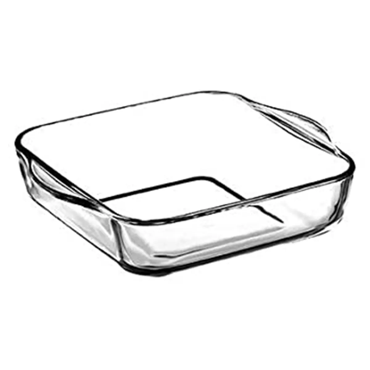 КВАДРАТНА ТАВА С ДРЪЖКИ BORCAM 26x22СМ 59034