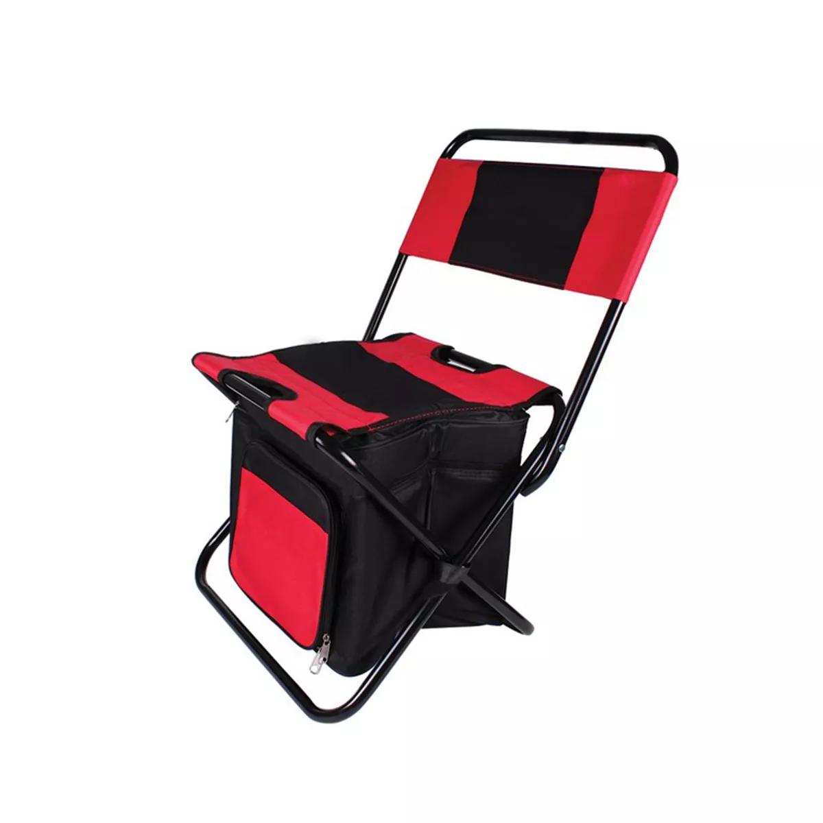 КЪМПИНГ СТОЛ С ХЛАДИЛНА ЧАНТА ЧЕРВЕН