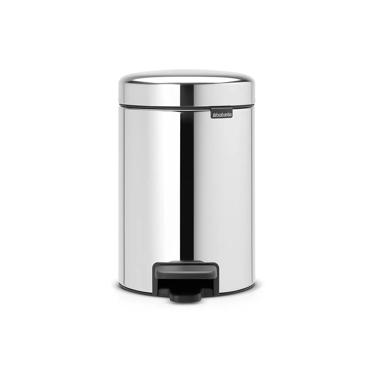 КОШ ЗА СМЕТ С ПЕДАЛ BRABANTIA NEWLCON 5L BRILLIANT STEEL