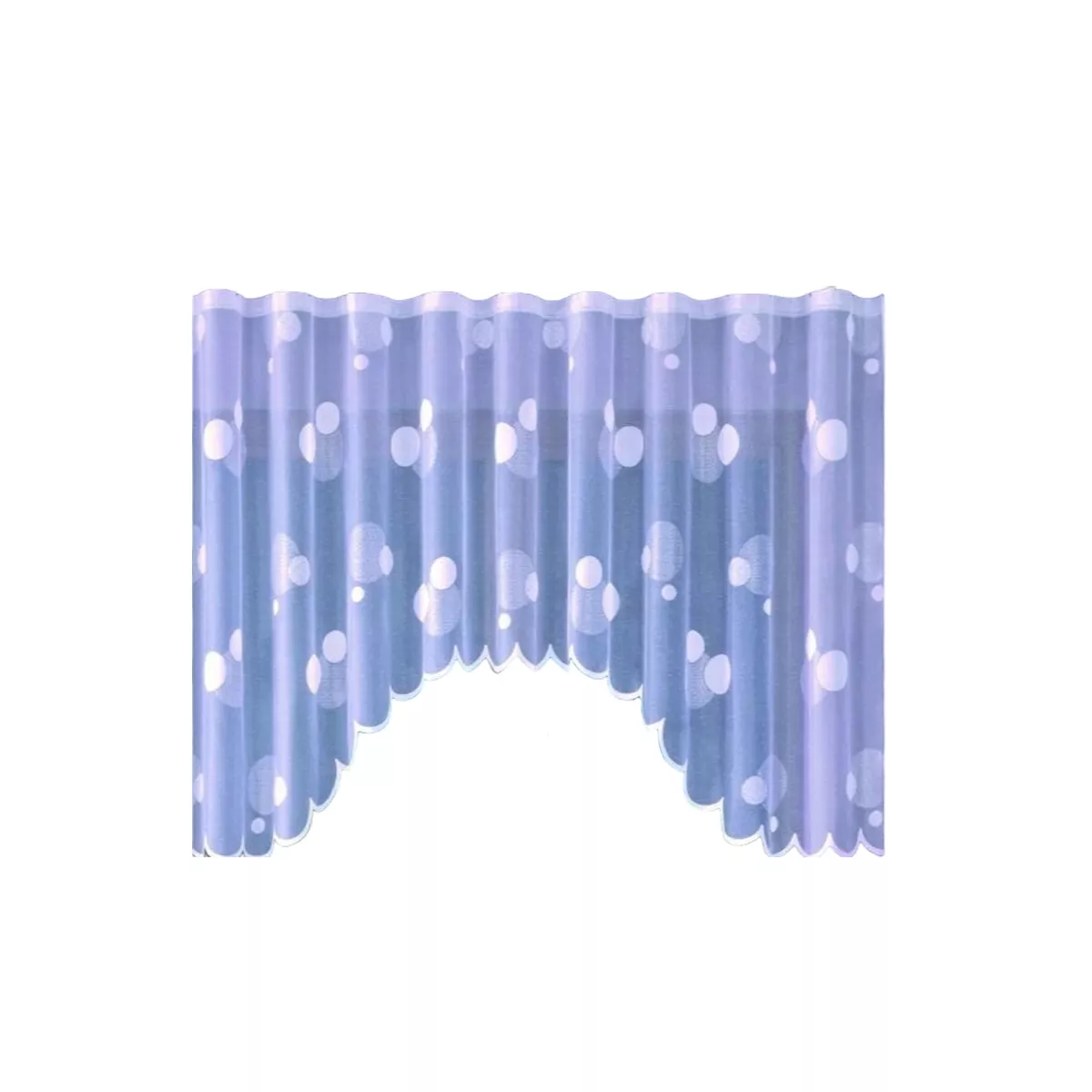 ПЕРДЕ С ШИРИТ ЛЕНТА БЯЛО OLGA  G019 300*150