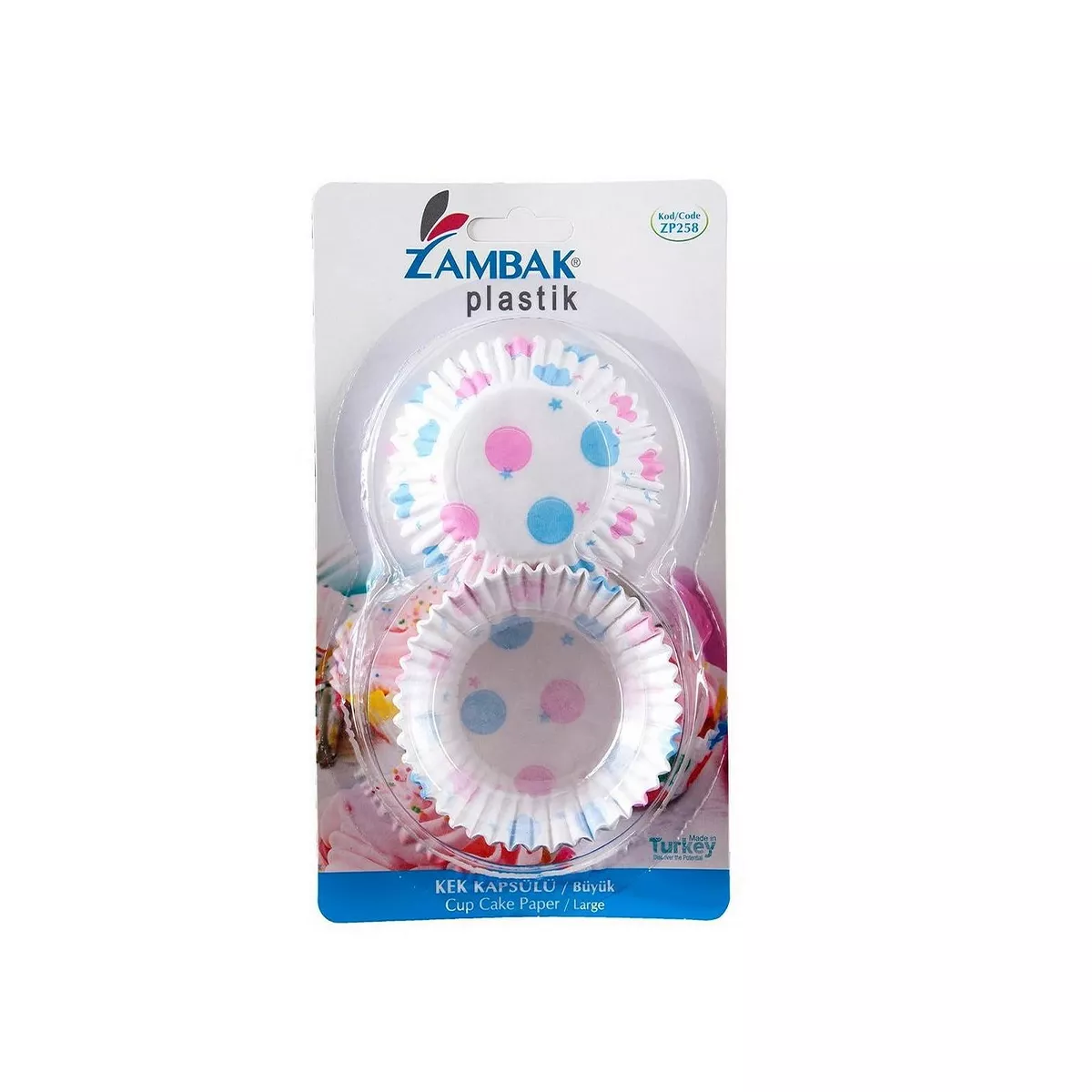 ФОРМИЧКИ ЗА КЕКСЧЕТА ZAMBAK 70 БРОЯ