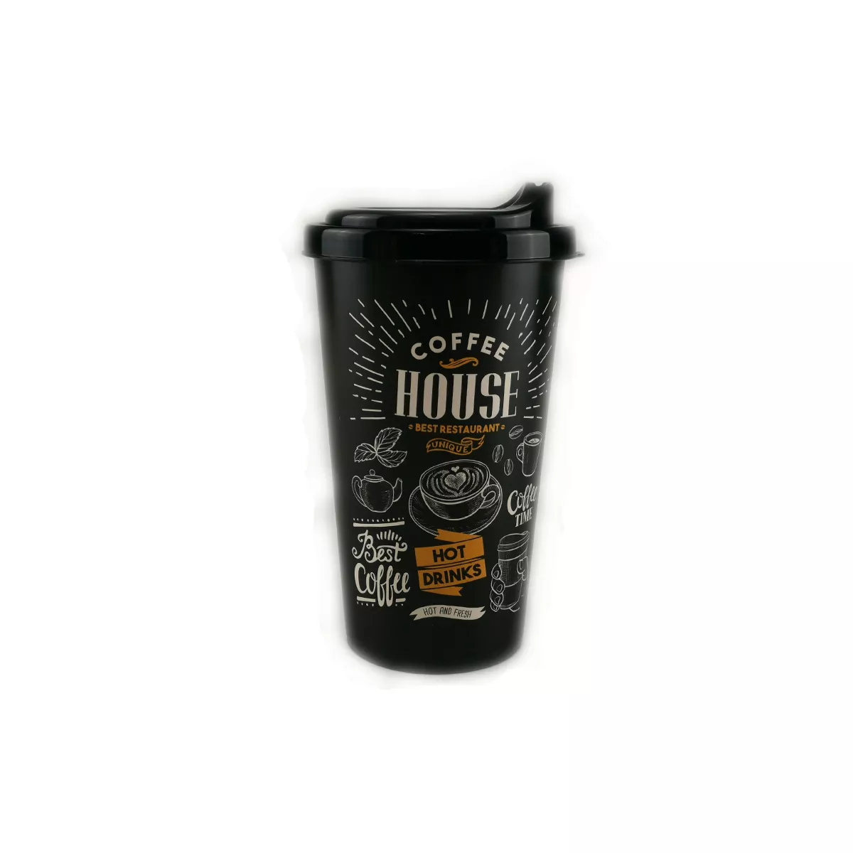 ЧАША С КАПАК 650 МЛ