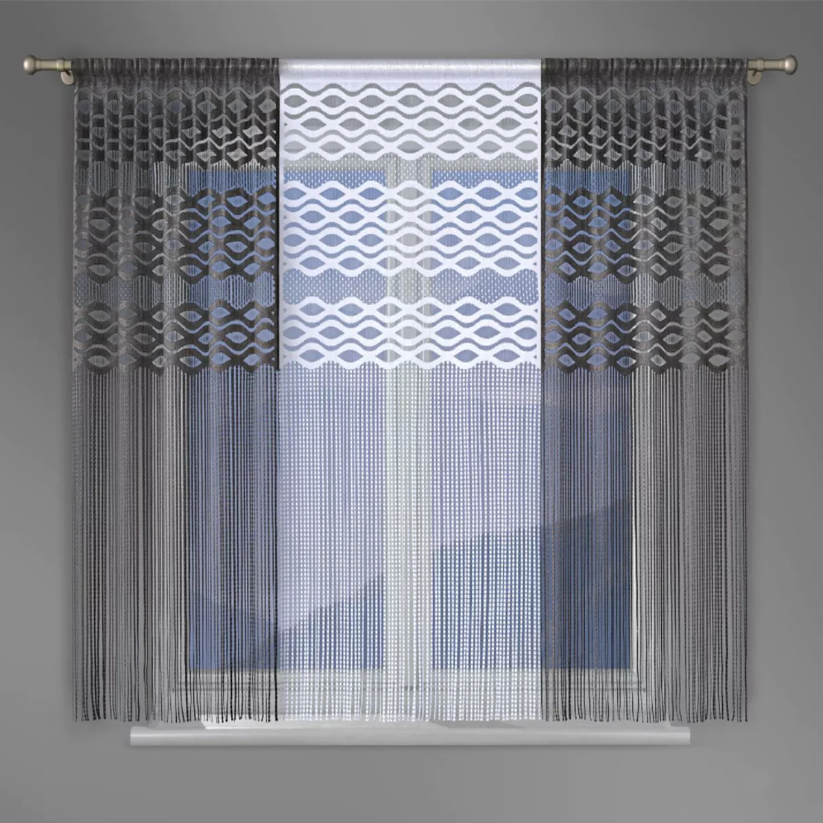 ПЕРДЕ С ОТВОР SZARADA WISAN 70X150