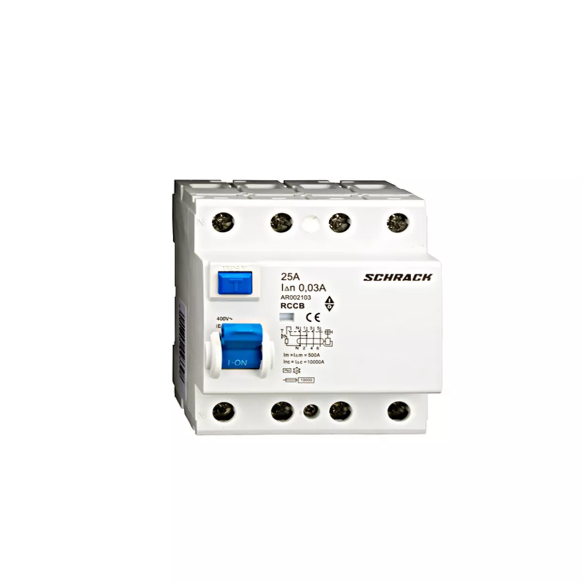 ДЕФЕКТНОТОКОВА ЗАЩИТА AMPARO 25A 4P 30MA