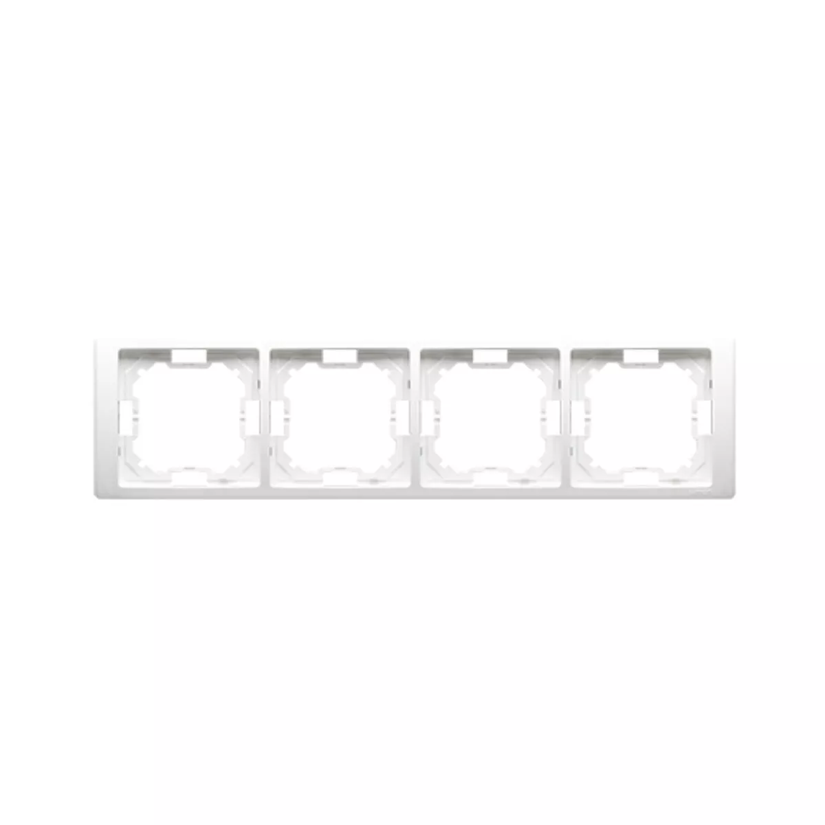 ЧЕТВОРНА РАМКА БЯЛА SIMON BASIC 4644241