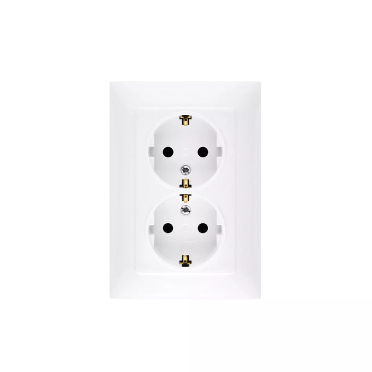 ДВОЕН КОНТАКТ ШУКО БЯЛ SIMON BASIC