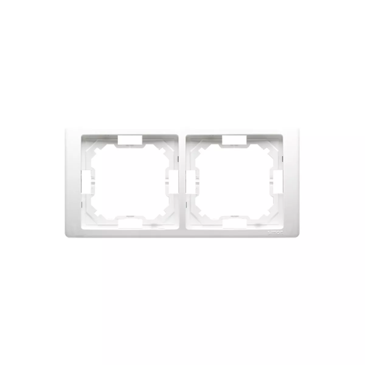 ДВОЙНА РАМКА БЯЛА SIMON BASIC 4644214