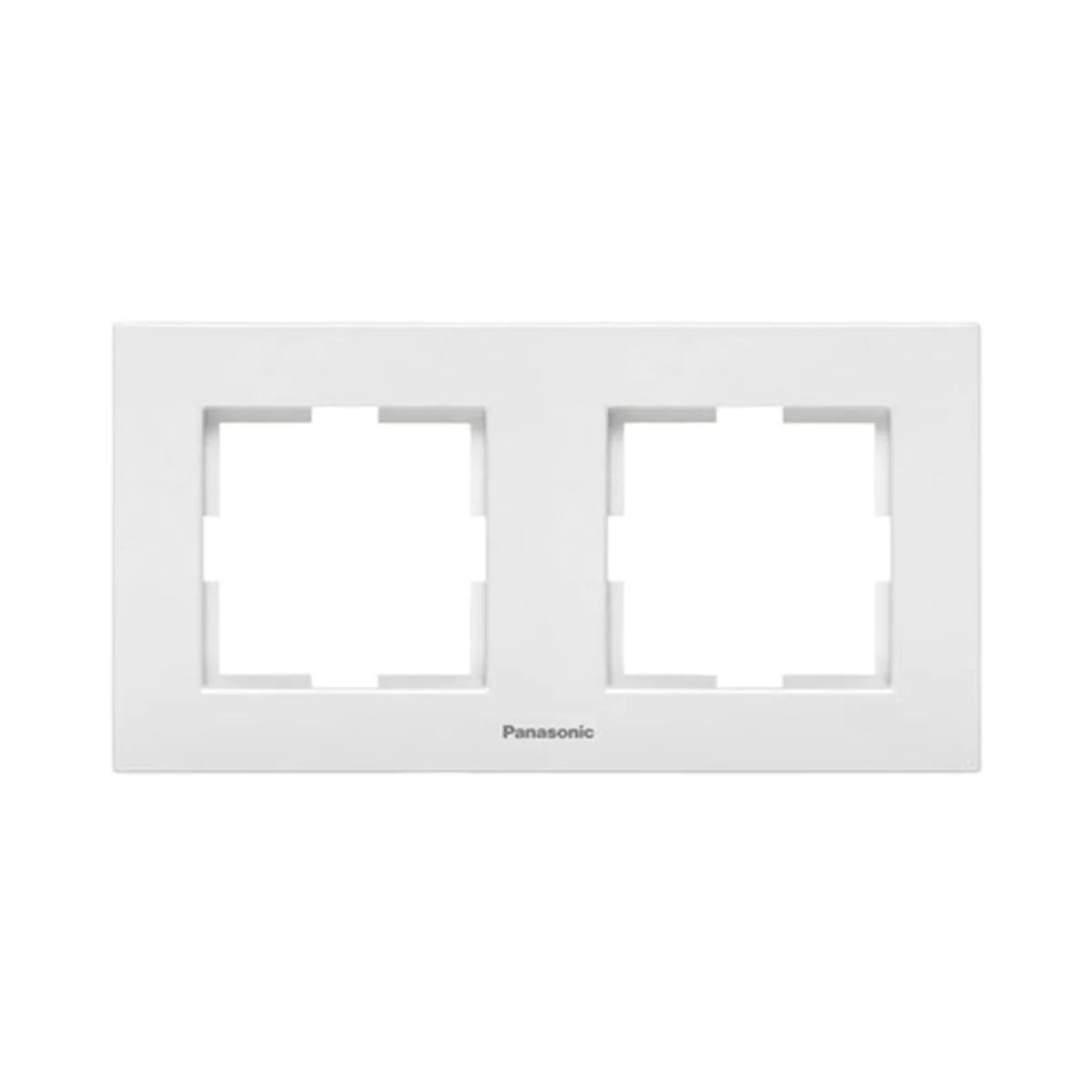 ДВОЙНА РАМКА БЯЛА PANASONIC KARRE WKTF0802-2WH 802214
