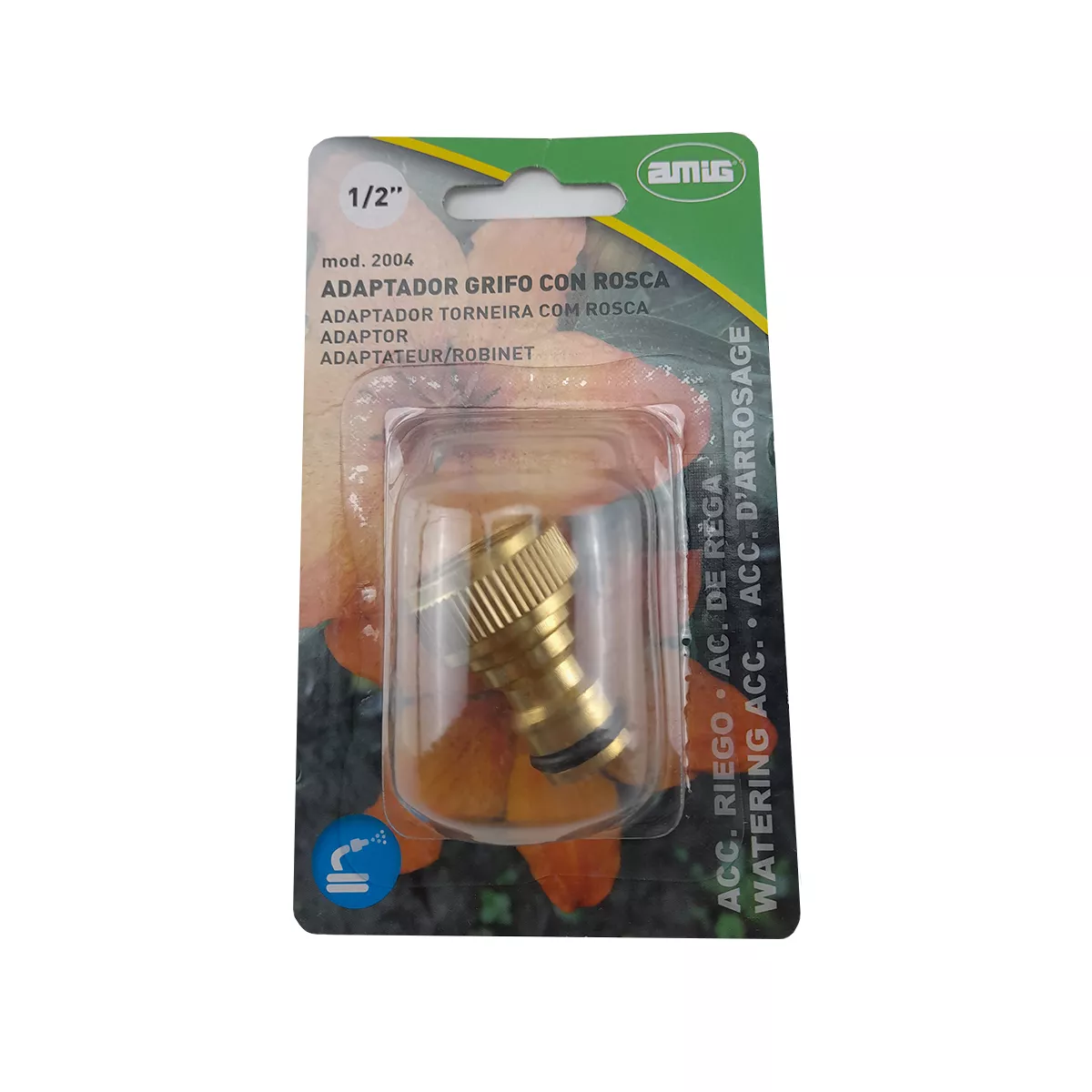 АДАПТЕР МЕСИНГ С РЕЗБА 1/2