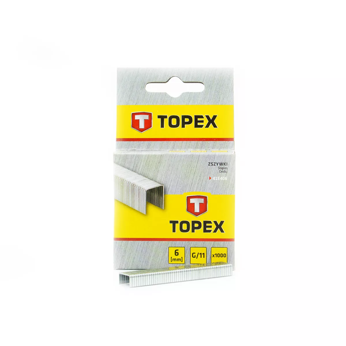 СКОБИ G11 ТИП 6ММ 1.2*10.6 1000БР. ТОРЕХ