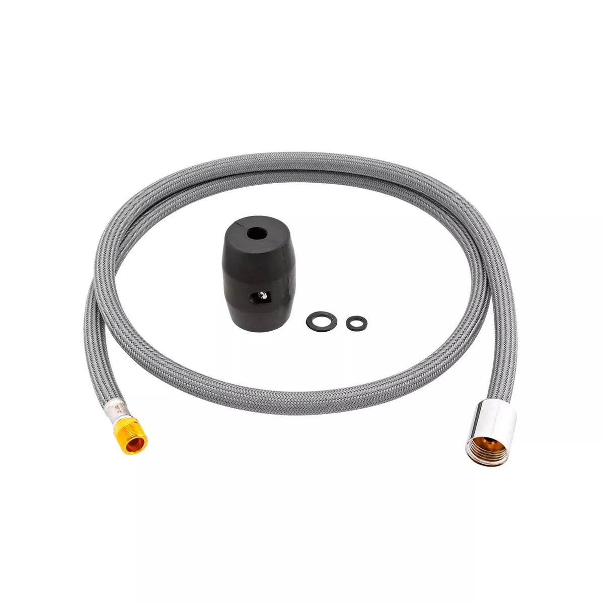 ШЛАУХ ИЗТЕГЛЯЩ ЗА КУХНЕНСКИ СМЕСИТЕЛ 150СМ.+ТЕЖЕСТ СИВ/38128