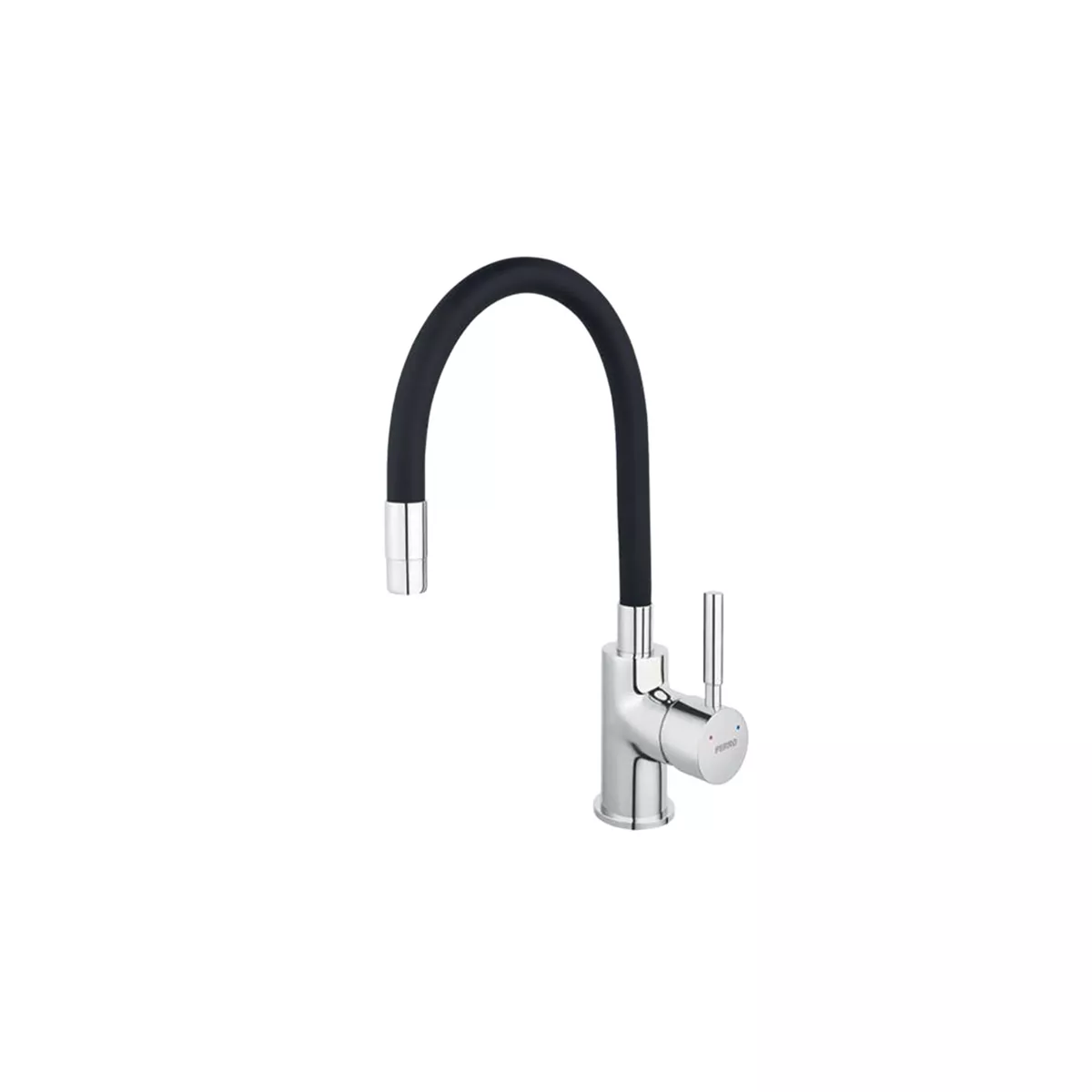 СМЕСИТЕЛ КУХНЕНСКИ С ГЪВКАВ ЧУЧУР ZUMBA BZA4B ЧЕРЕН