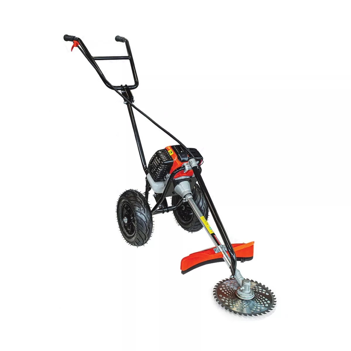 ТРИМЕР БЕНЗИНОВ НА КОЛЕЛА 2,2KW ,52CC 42658