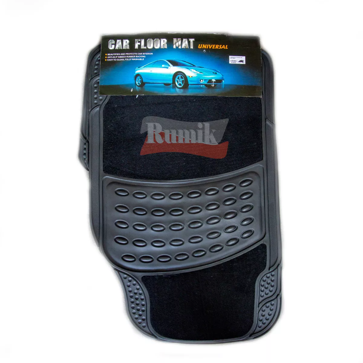 СТЕЛКИ PVC+МОКЕТ 4БР 4001 МИКС