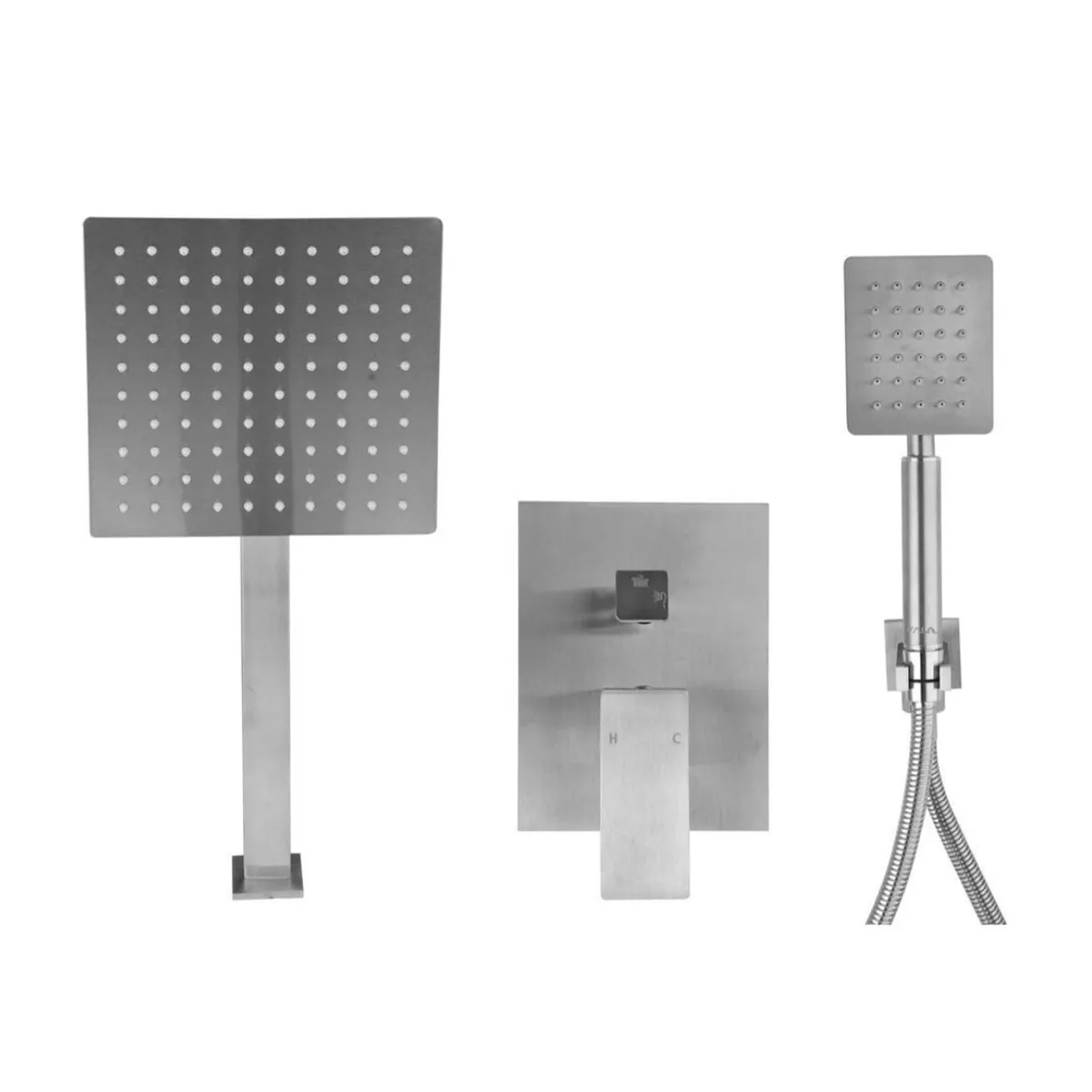 ДУШ СИСТЕМА ЗА ВГРАЖДАНЕ STEELY S 75871, САТЕН