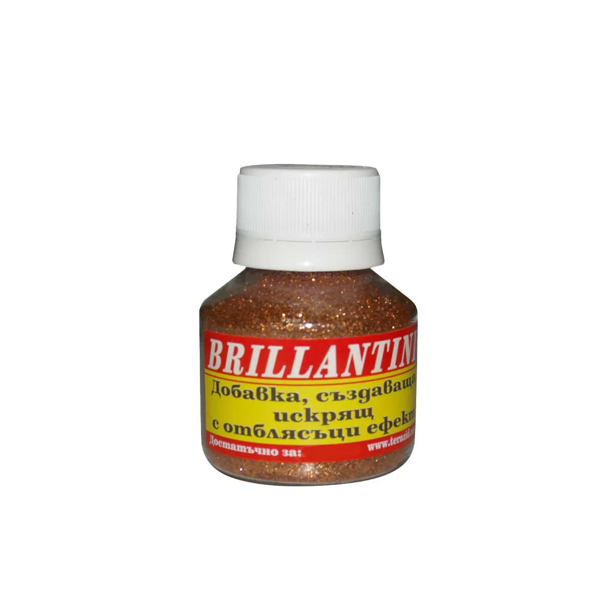 ДОБАВКА БРОКАТ GLITTER COPPER BRILLANTINI 30ГР