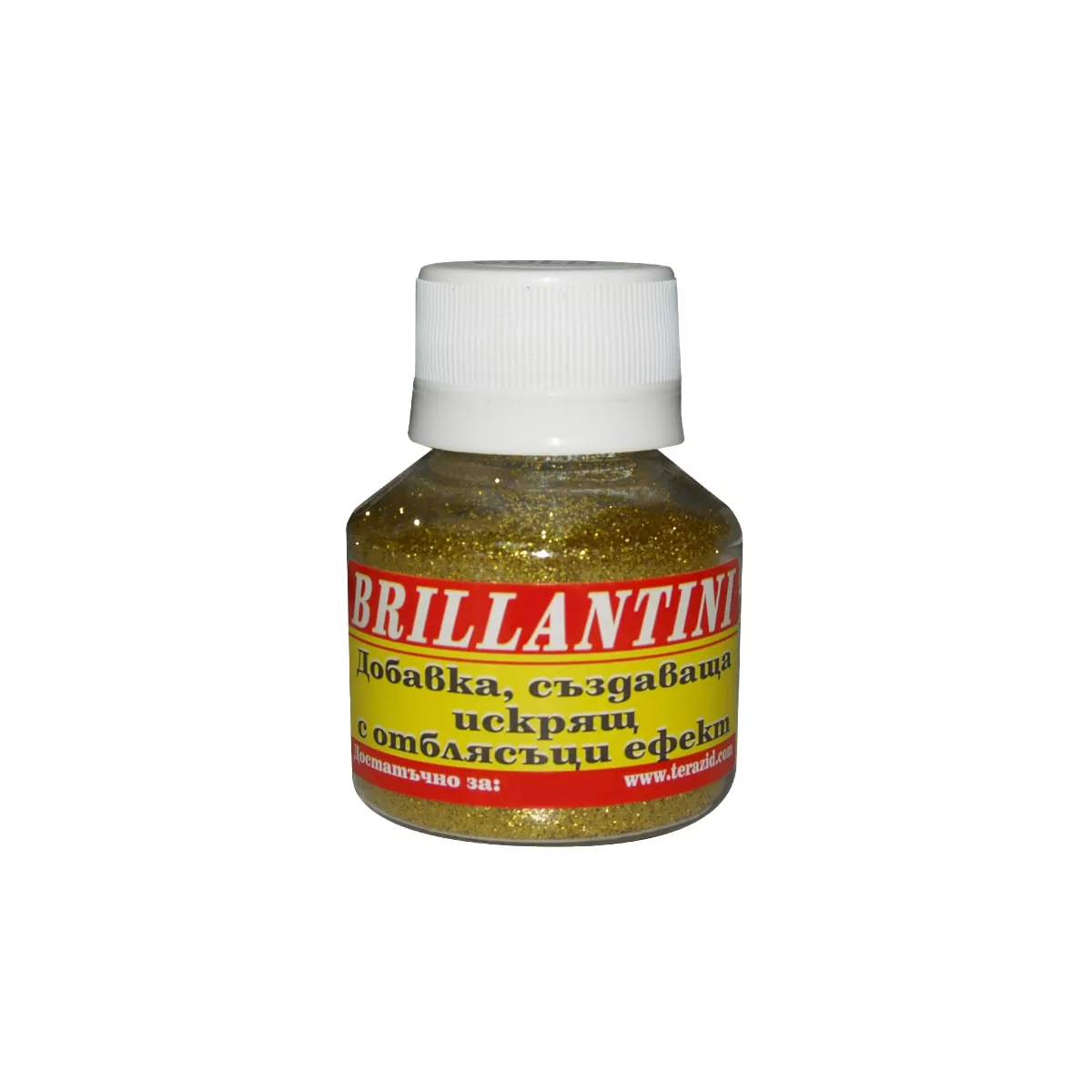 ДОБАВКА БРОКАТ GLITTER GOLD BRILLANTINI 30ГР