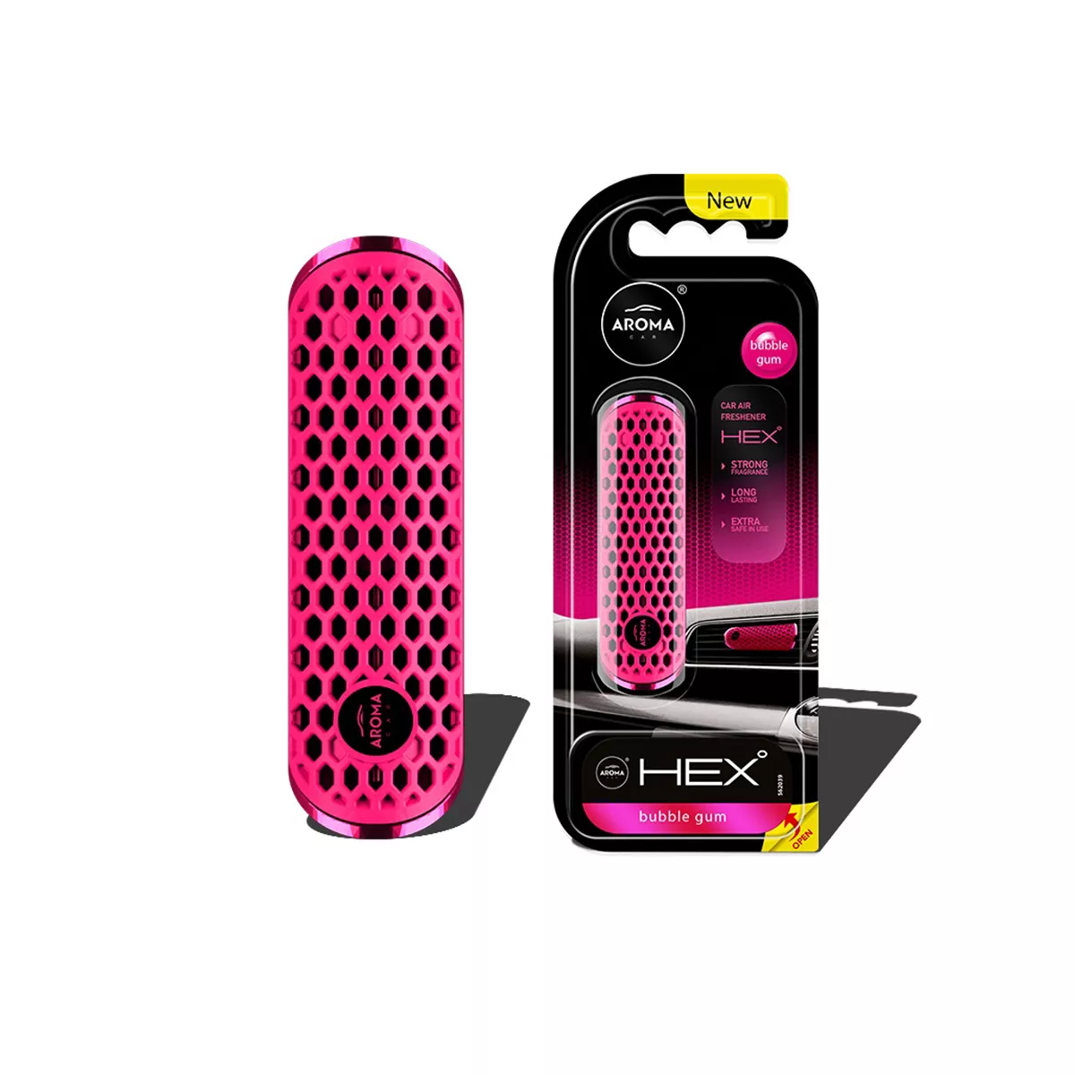 АРОМАТИЗАТОР HEX - ДЪВКА (РОЗОВ) /    S62039