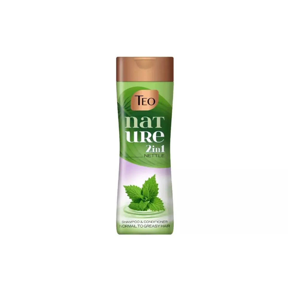 ШАМПОН ТЕО NATURE 2В1 С КОПРИВА, 350МЛ.