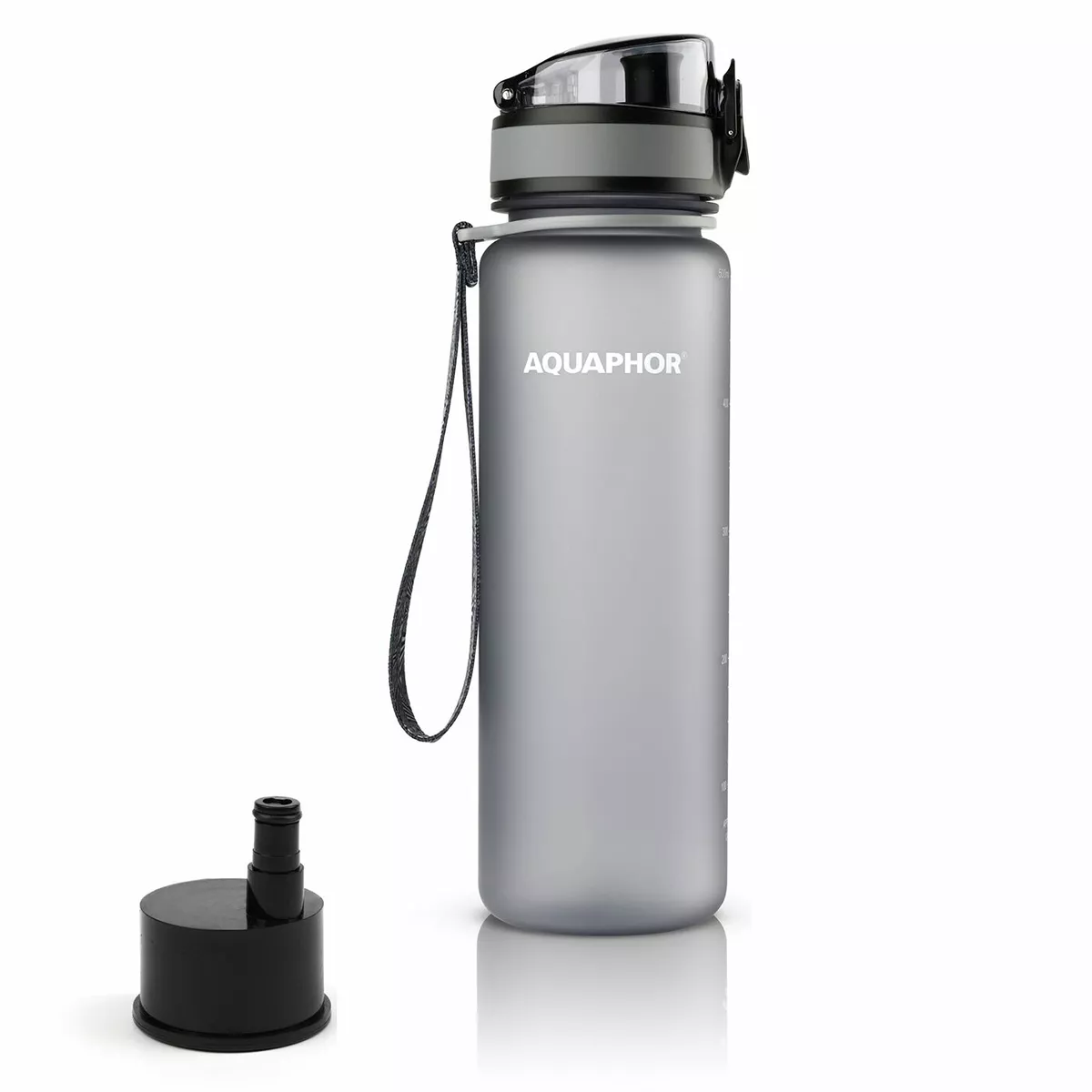 БУТИЛКА СИТИ ФИЛТРИРАЩА СИВА 500МЛ 160009