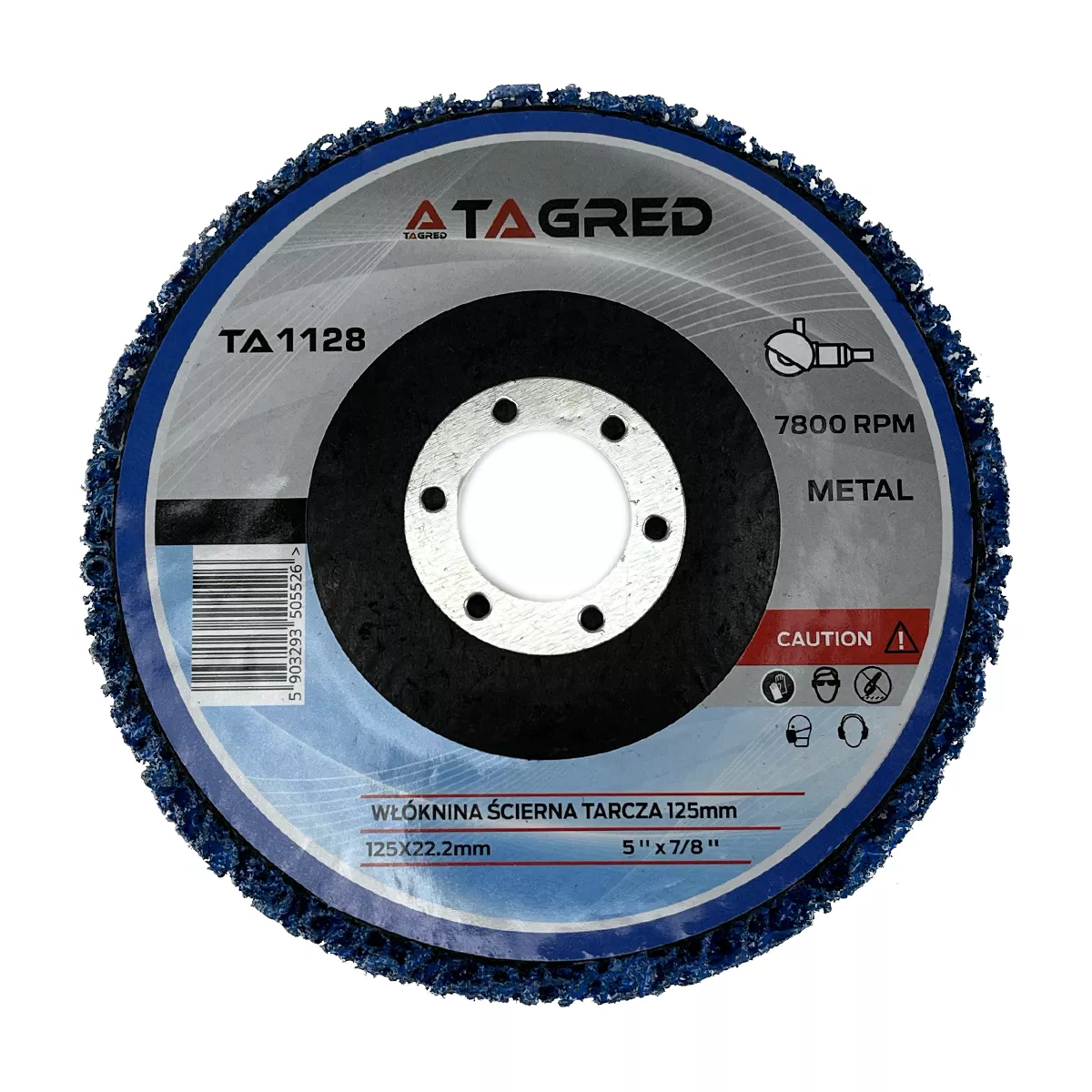 ДИСК ШЛИФОВЪЧЕН АБРАЗИВЕН ИНОКС МЕТАЛ 125ММ TA1128