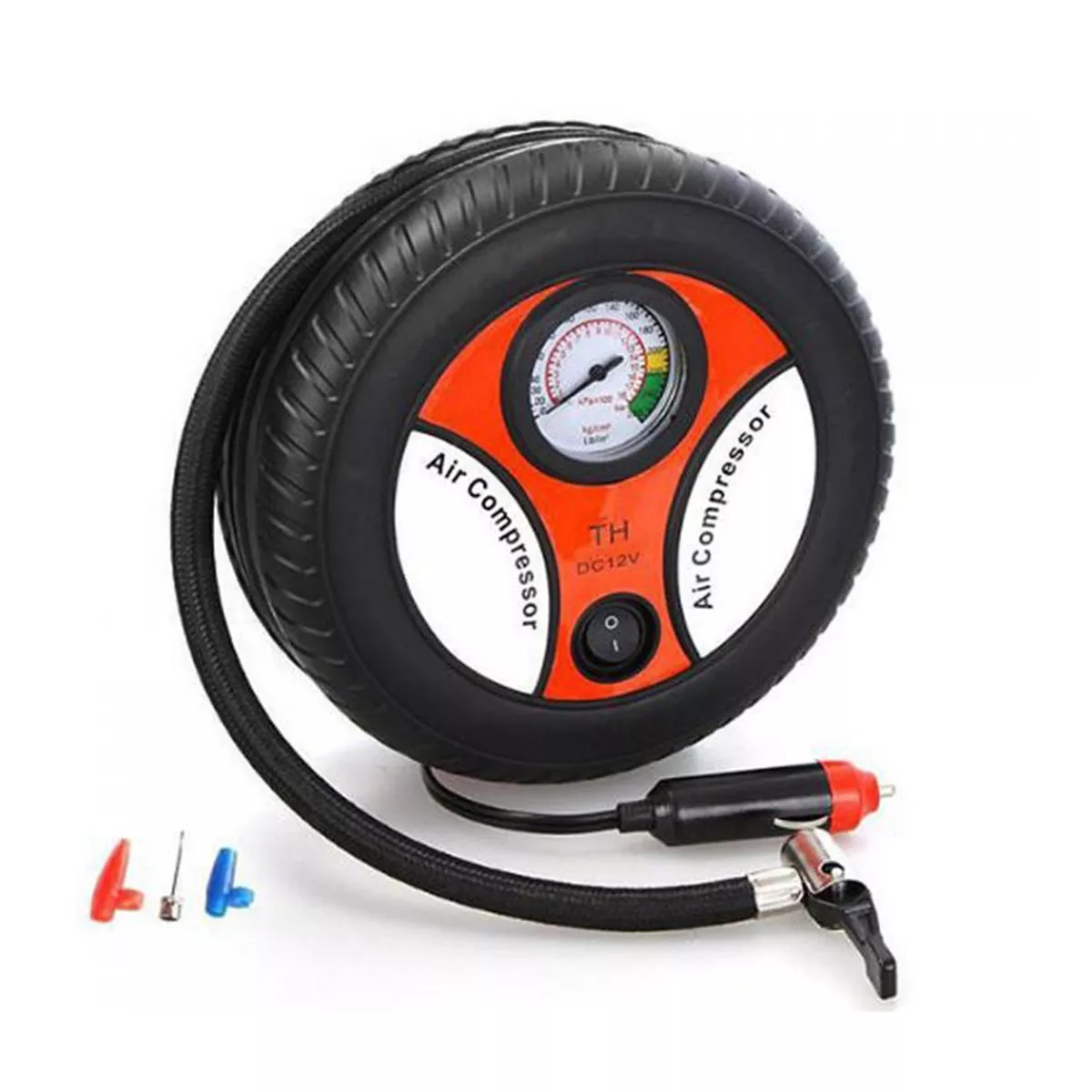 КОМПРЕСОР ЗА ГУМИ DC12V-260PSI-16MM C063