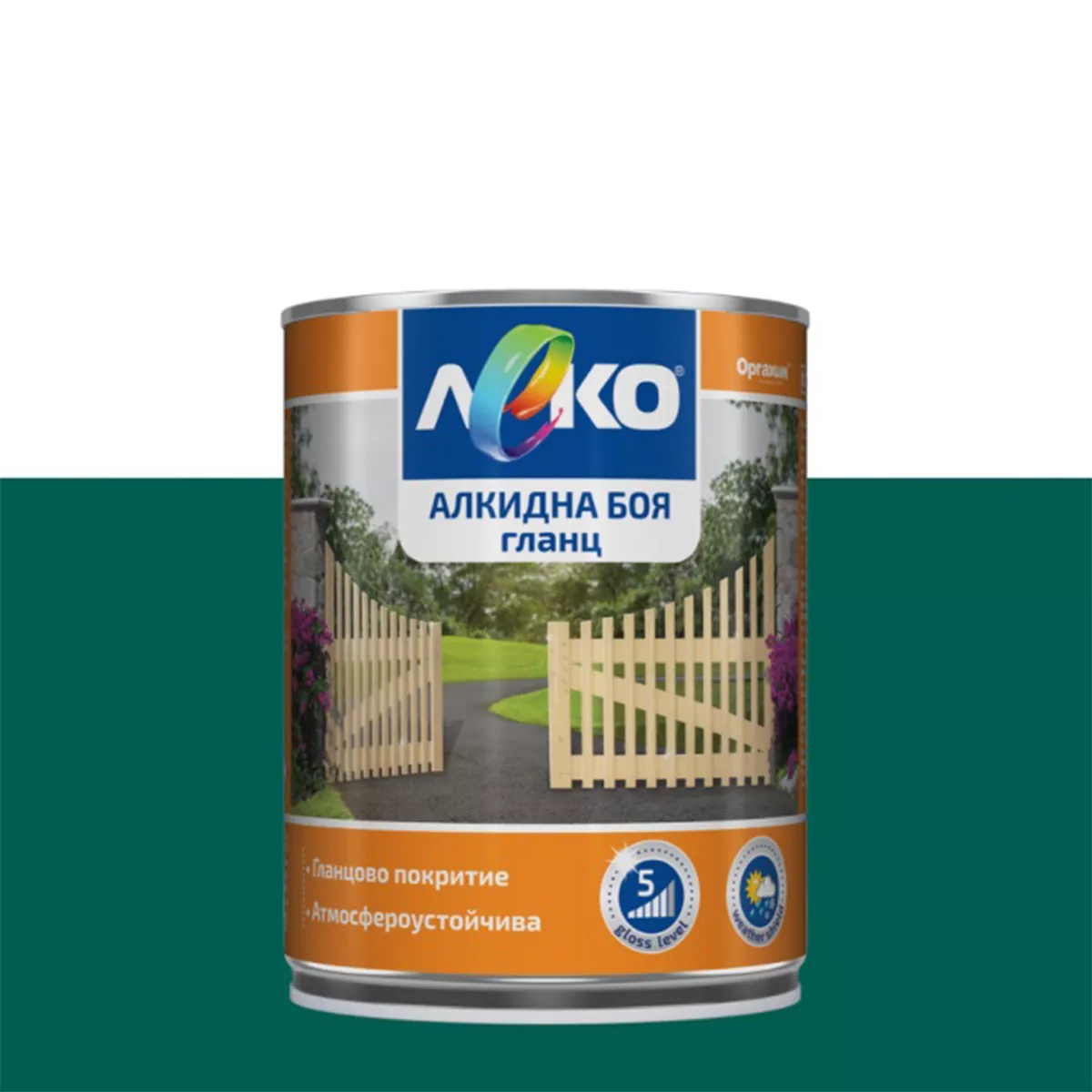 ЛЕКО АЛКИДНА БОЯ ГЛАНЦ RAL 6026 650МЛ