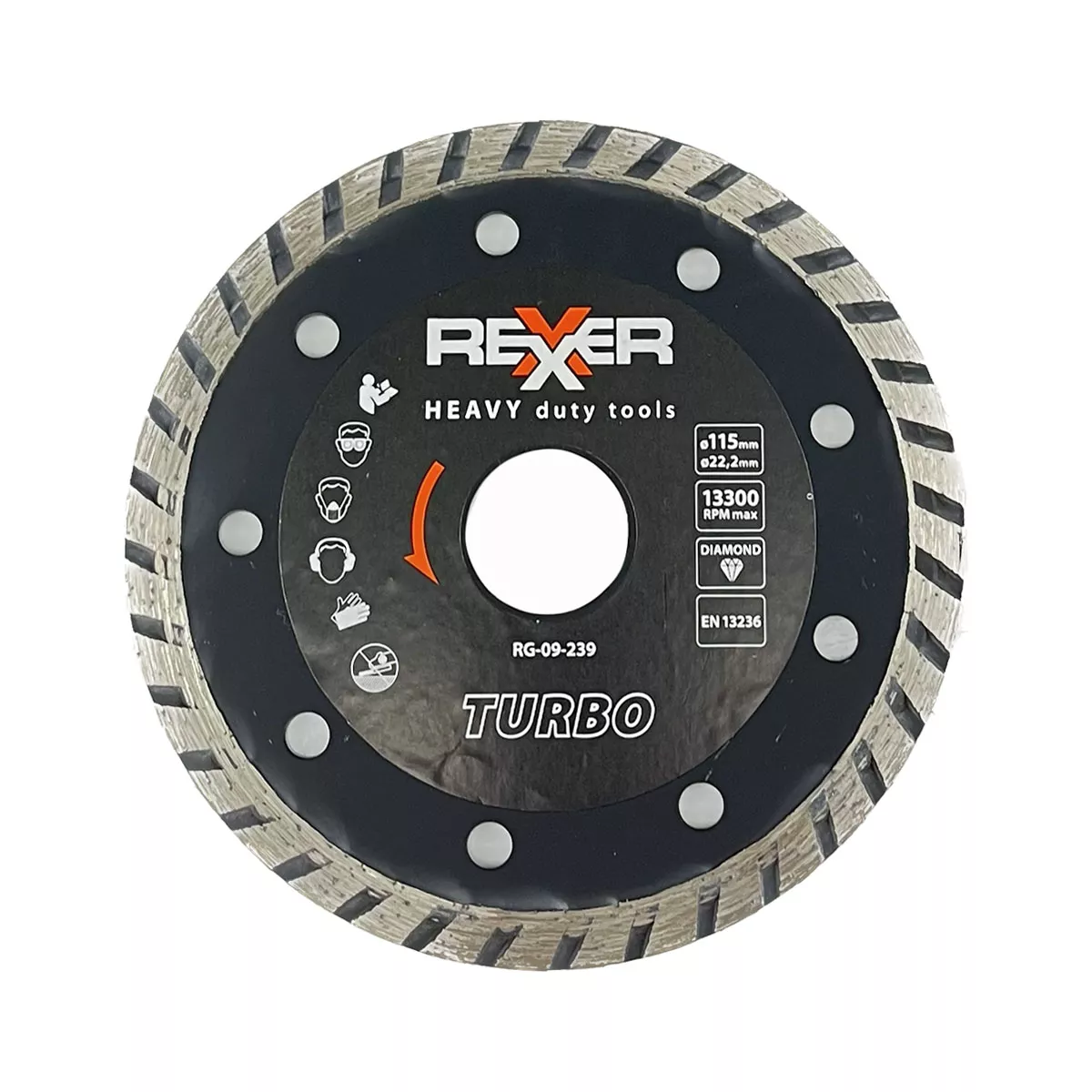 ДИСК ДИАМАНТЕН 115 ТУРБО RG-09-239 632001