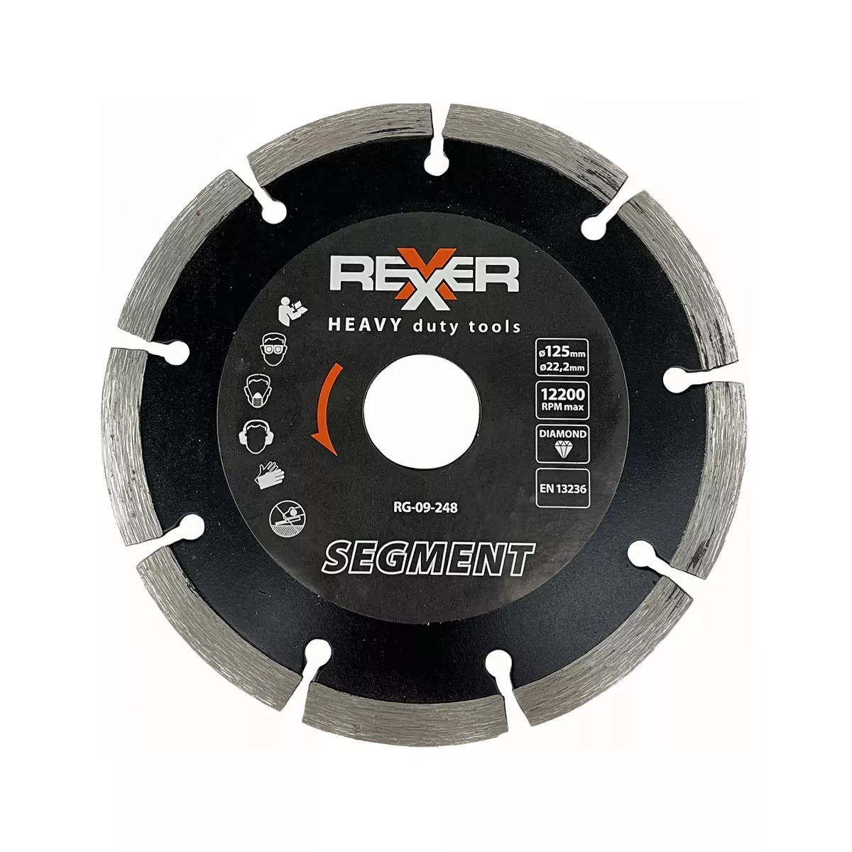 ДИСК ДИАМАНТЕН 125 СЕГМЕНТ RG-09-248 632009