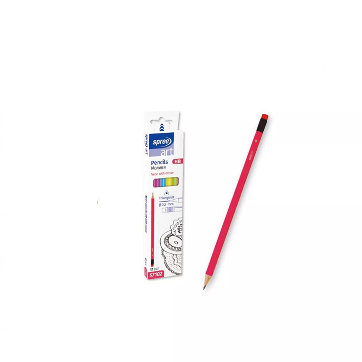 КОМПЛЕКТ МОЛИВИ SPREE HB С ГУМИЧКА  12 БРОЯ