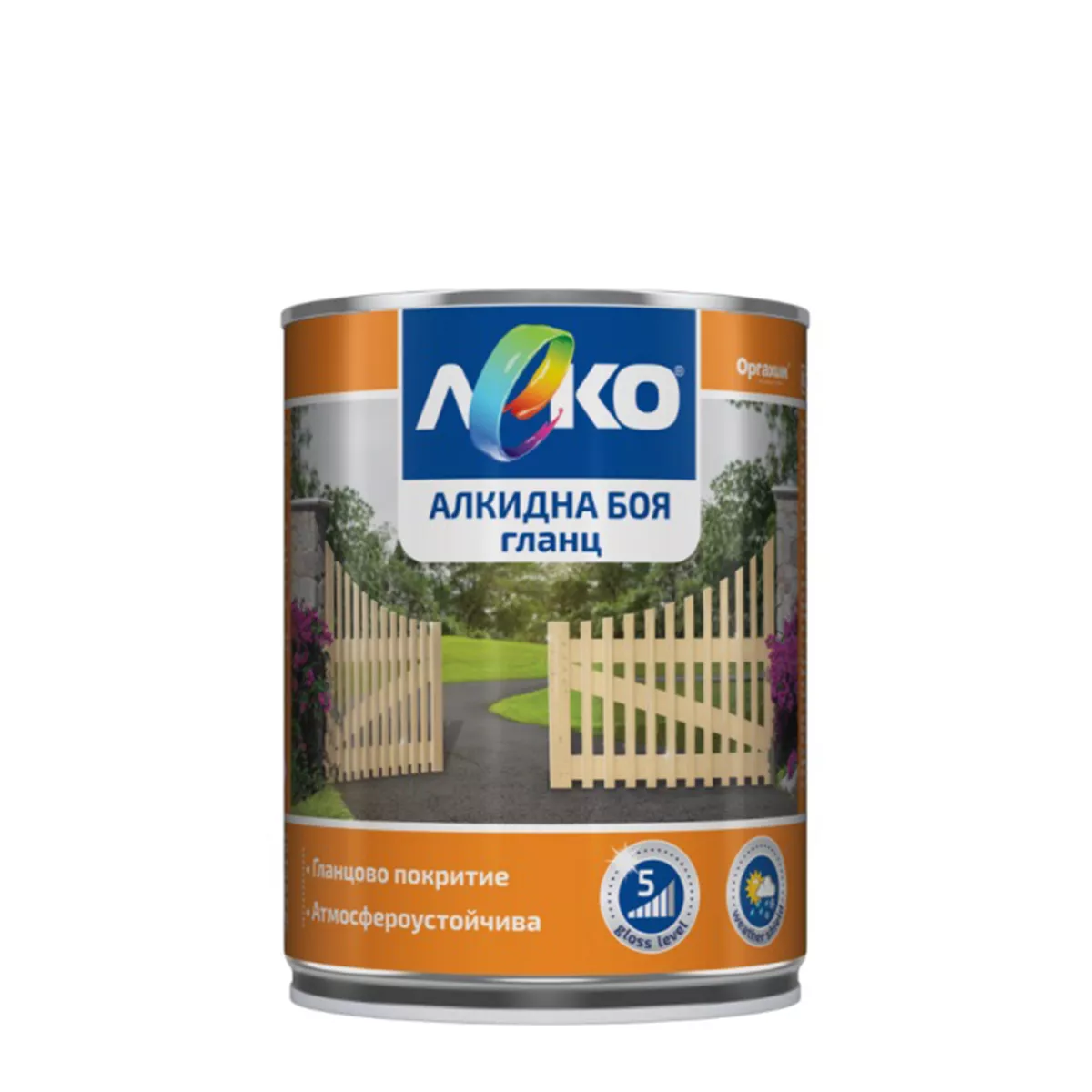 ЛЕКО АЛКИДНА БОЯ ГЛАНЦ- RAL 9016, 0.650МЛ.