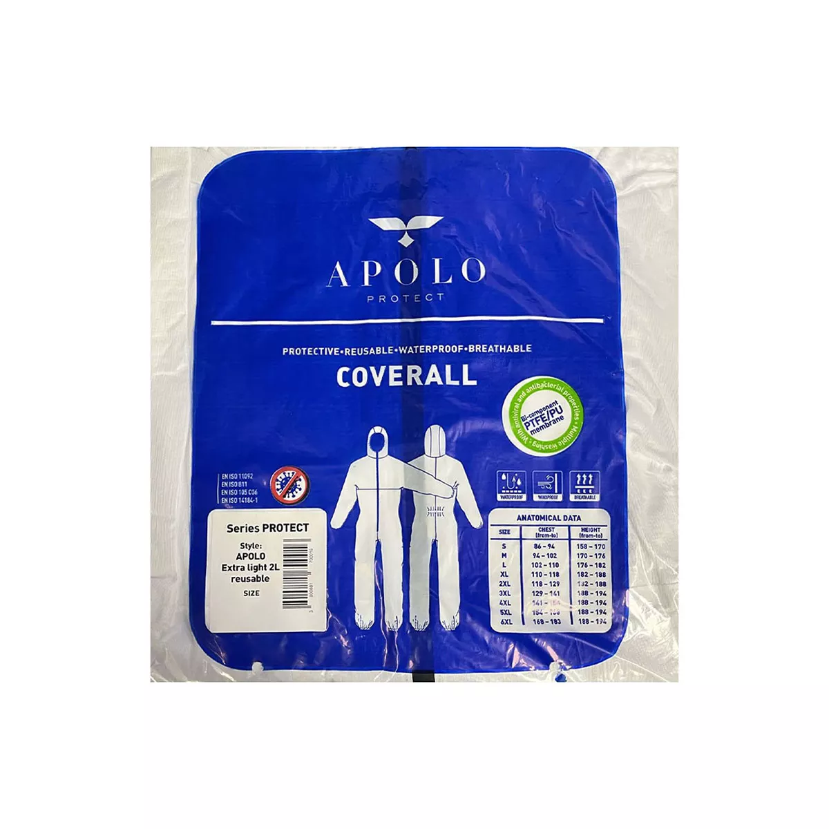 ВОДОНЕПРОПУСКЛИВ ГАЩЕРИЗОН С КАЧУЛКА МОД. APOLO - РАЗМЕР XL