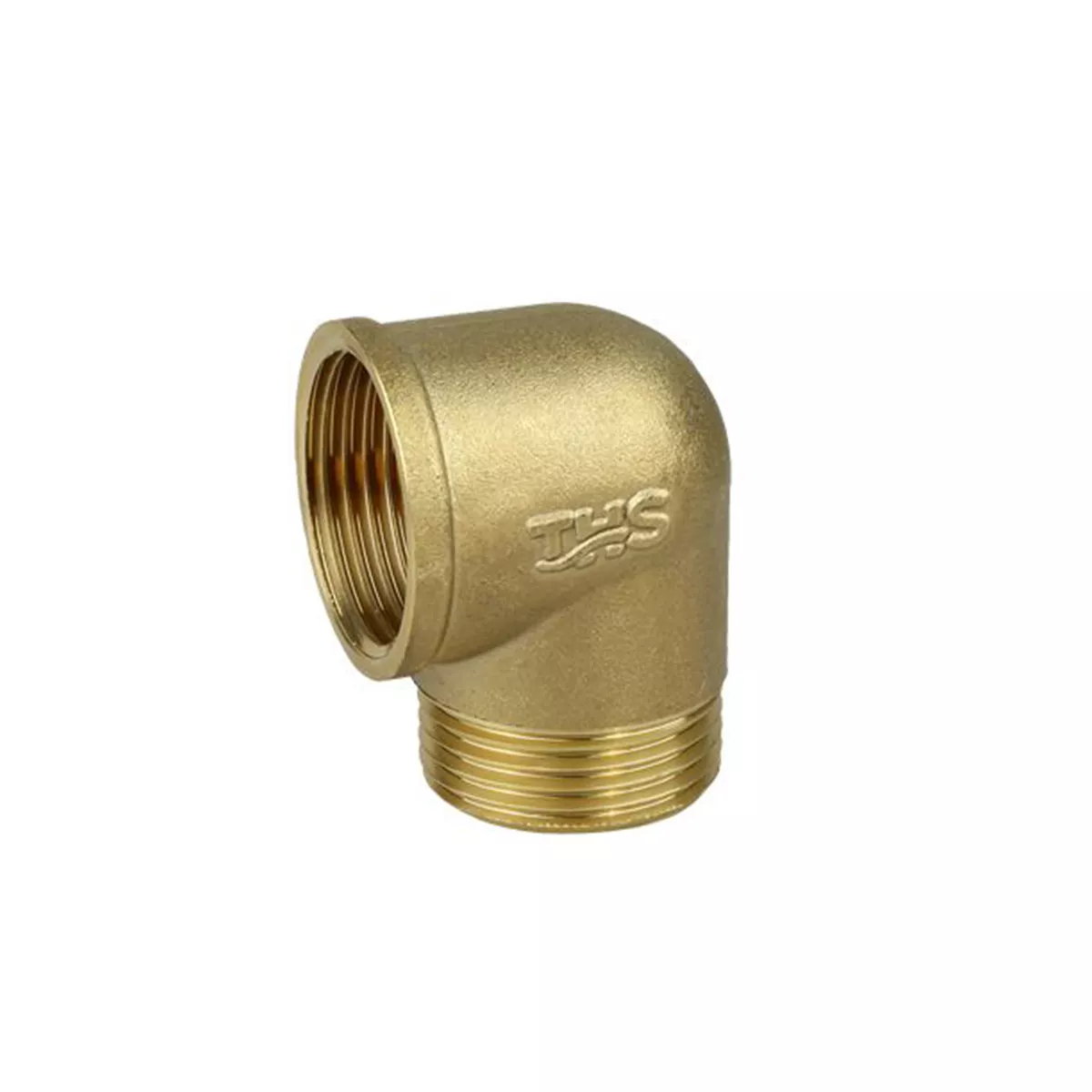 КОЛЯНО С ВЪТРЕШНА РЕЗБА МЕСИНГ 1/2