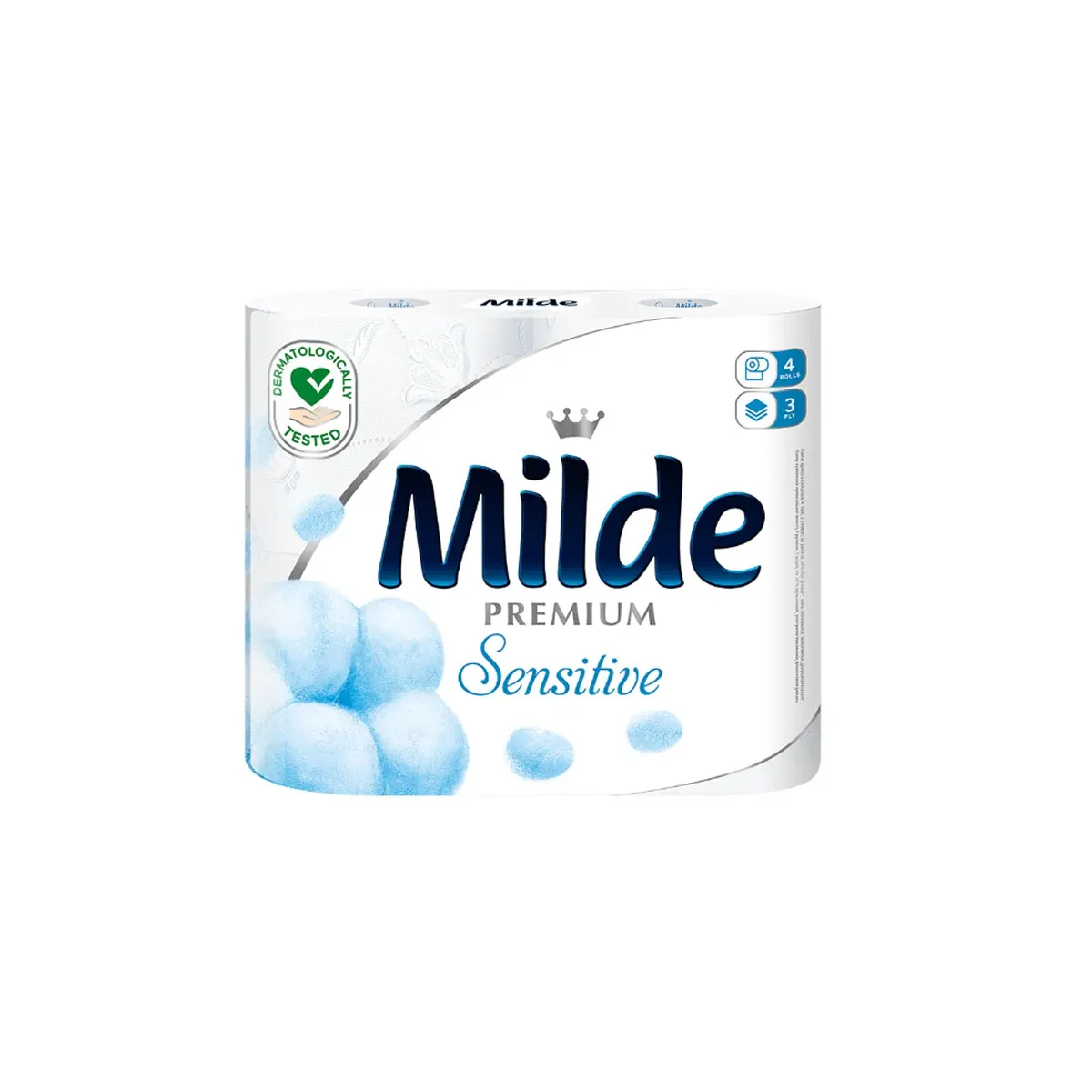 ТОАЛЕТНА ХАРТИЯ МИЛДЕ 4БР. SENSITIVE