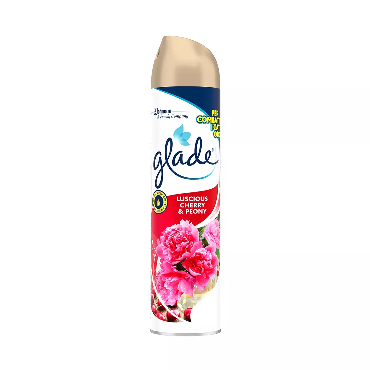 АРОМАТИЗАТОР  GLADE LUSCIOUS CHERRY & PEONY 300 МЛ