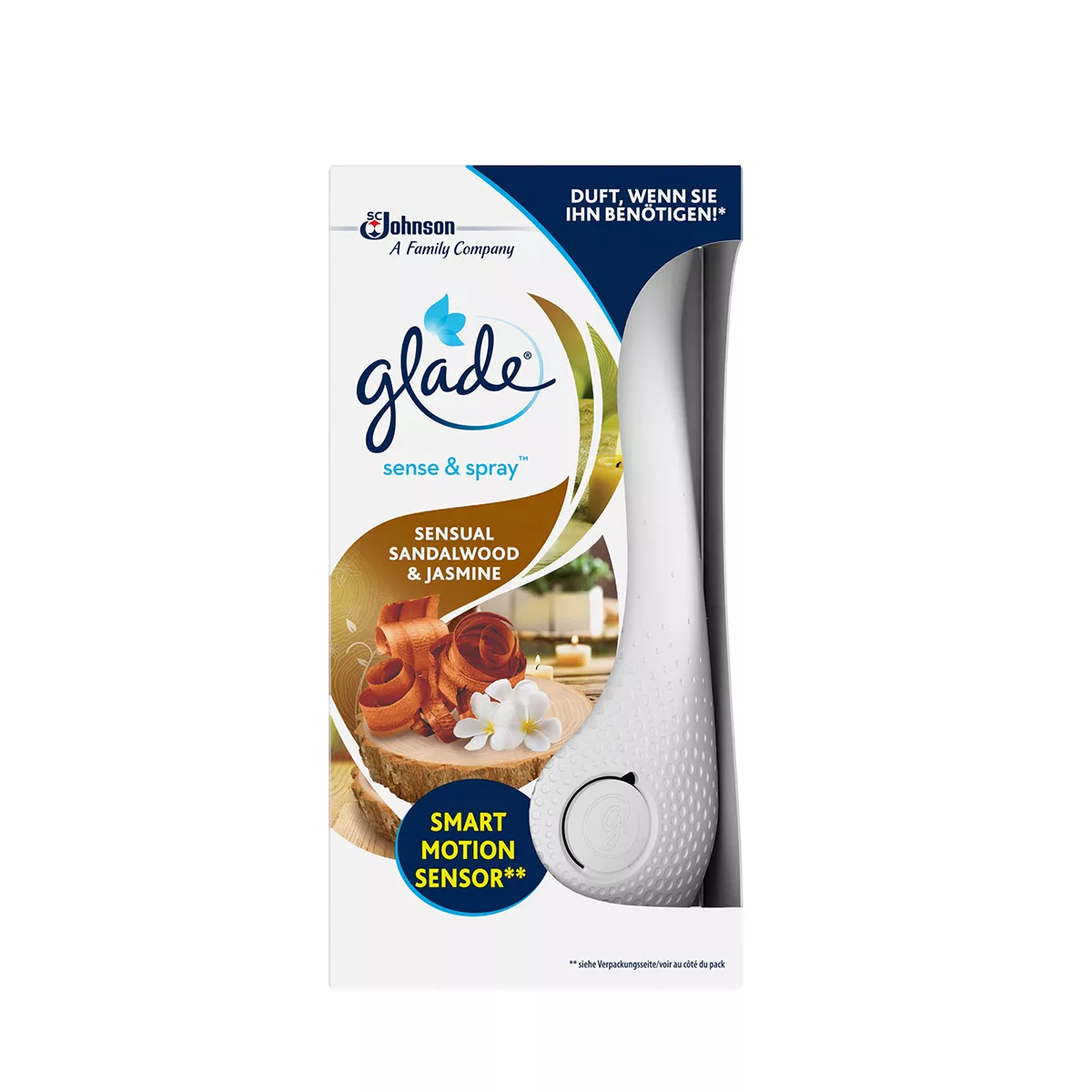 АРОМАТИЗАТОР  GLADE SENSUAL SANDALWOOD & JASMINE