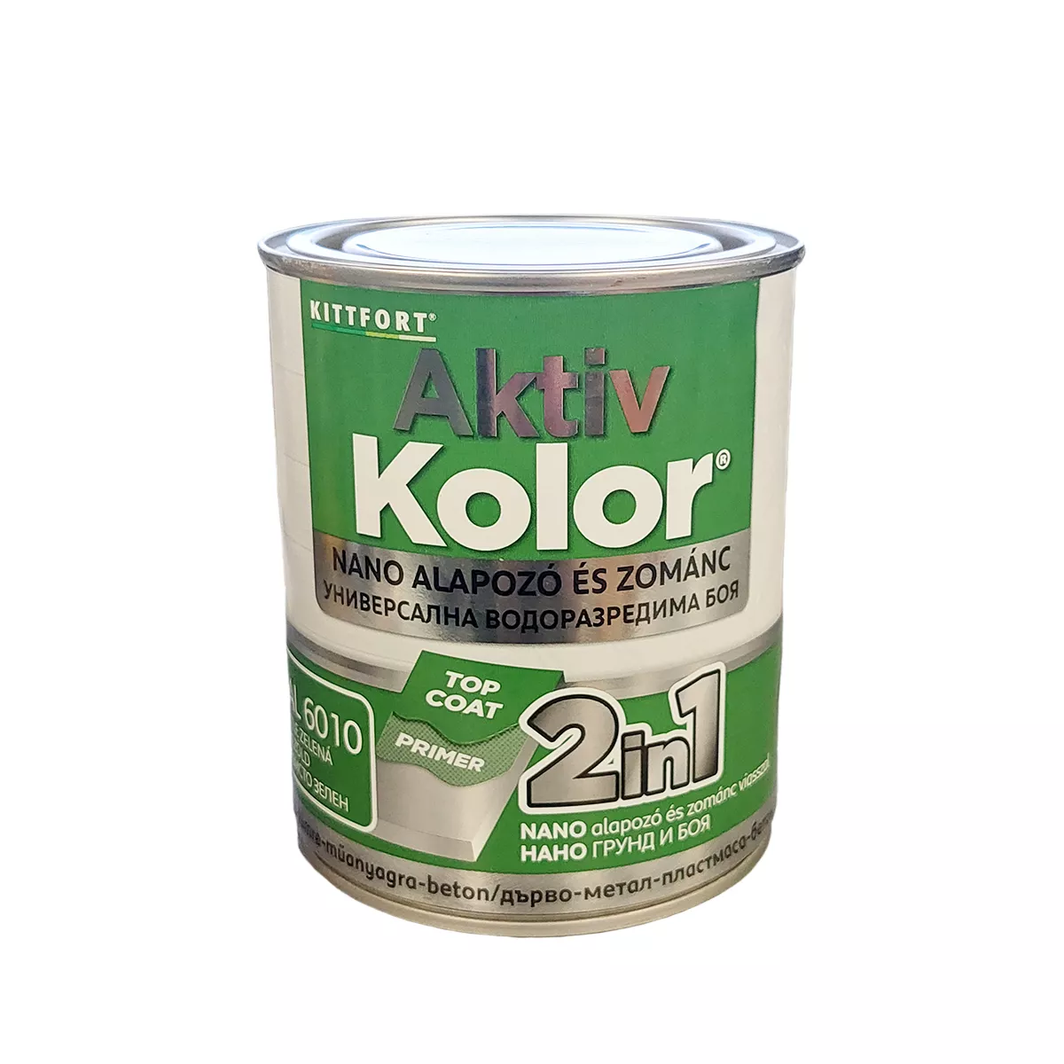 БОЯ 2В1 RAL 6010 750МЛ AKTIV KOLOR KITTFORT