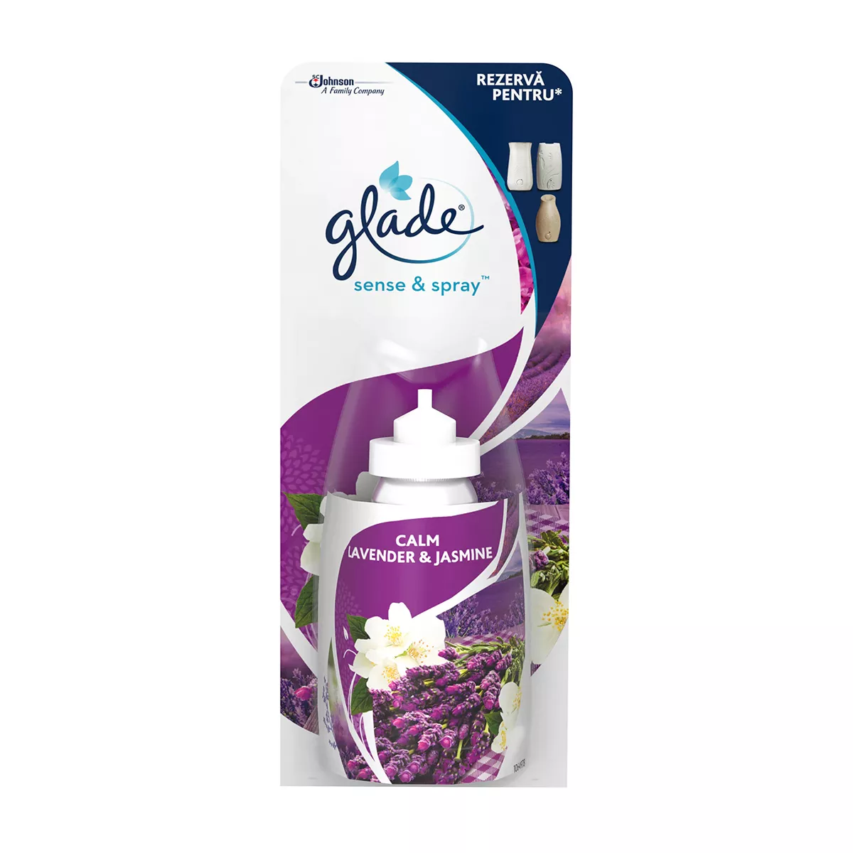 ПЪЛНИТЕЛ GLADE CALM LAVENDER & JASMINE 18 МЛ