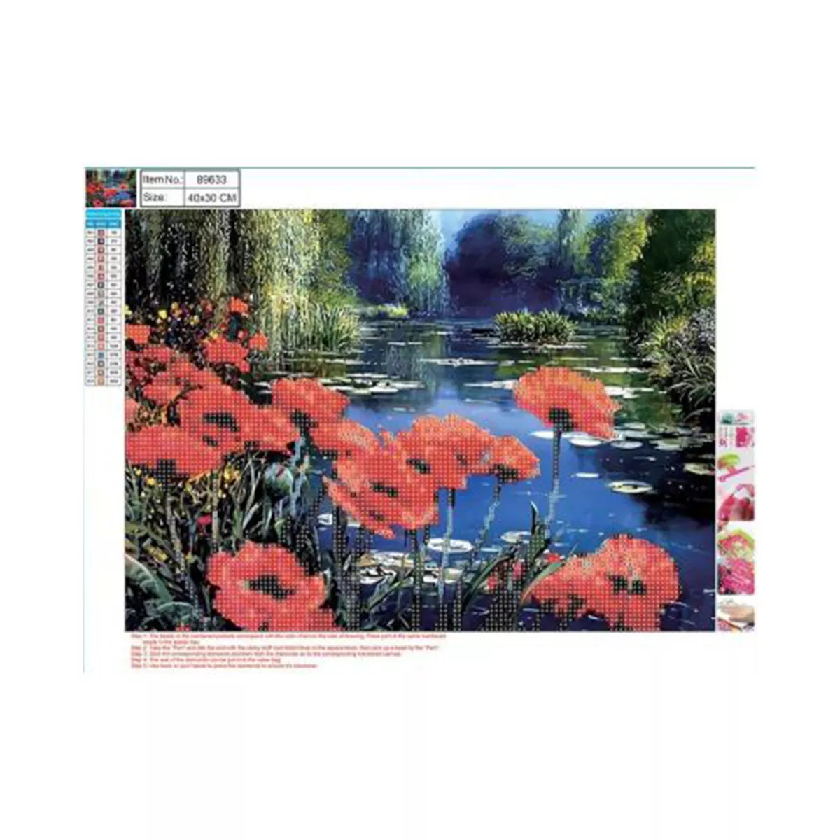 МОЗАЙКА CENTRUM 5D DIAMOND 89633 30/40 38290