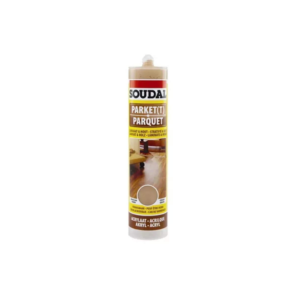 СУДАЛ СИЛИКОН ЗА ПАРКЕТ -МАХАГОН 280МЛ.  113090