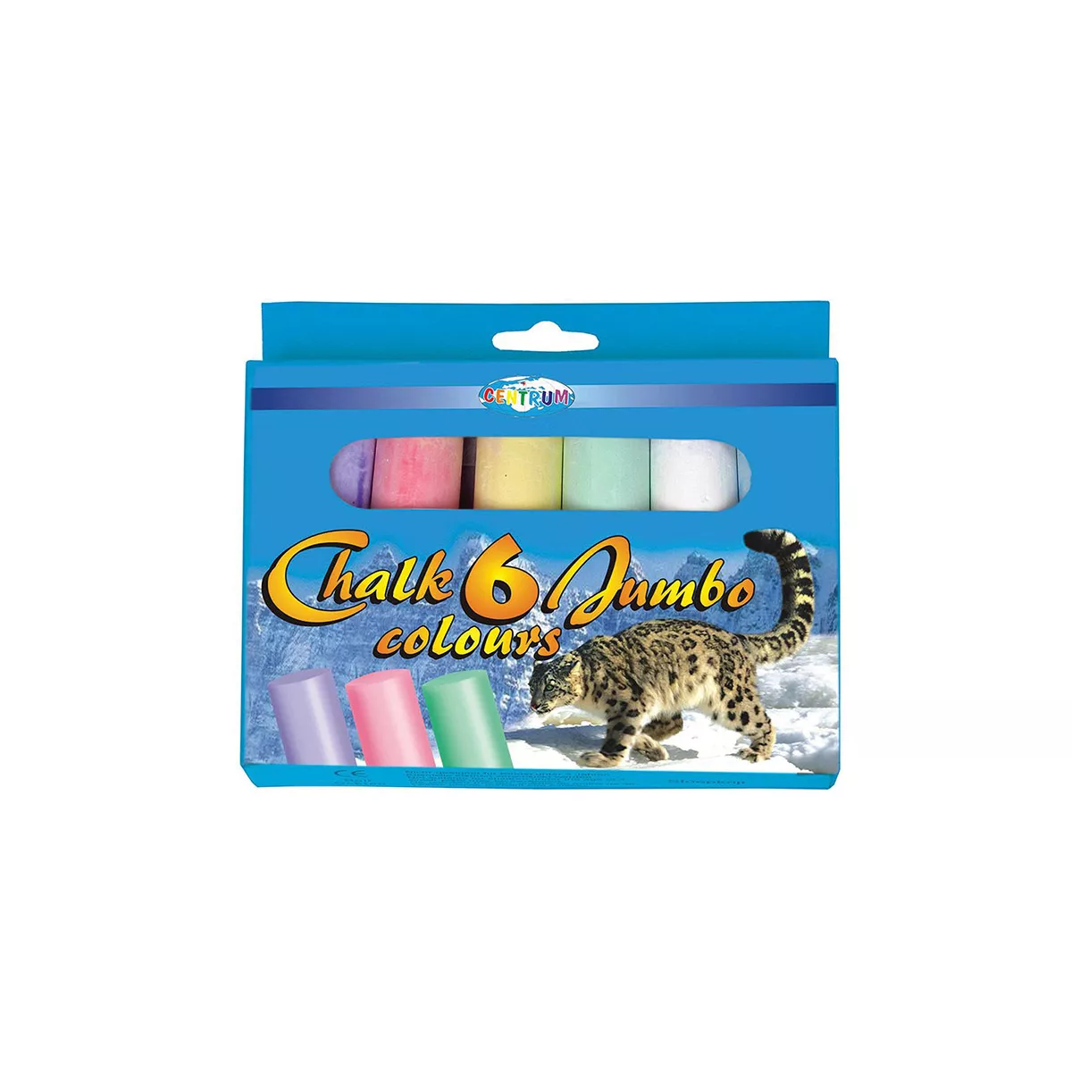 ТЕБЕШИР CENTRUM JUMBO ЦВЕТЕН 6 БРОЯ