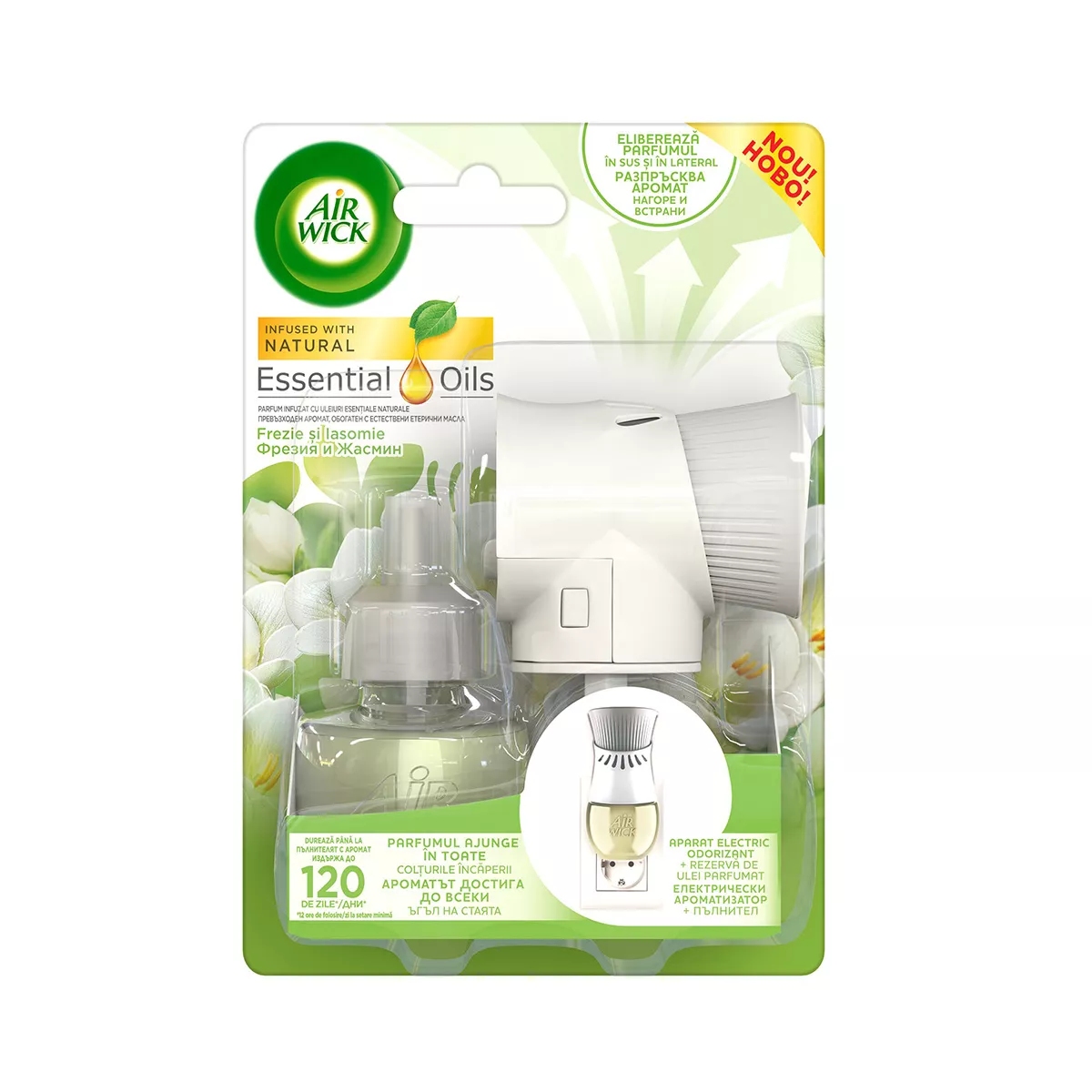 КОМПЛЕКТ АРОМАТИЗАТОР AIR WICK БЯЛ ЛЮЛЯК