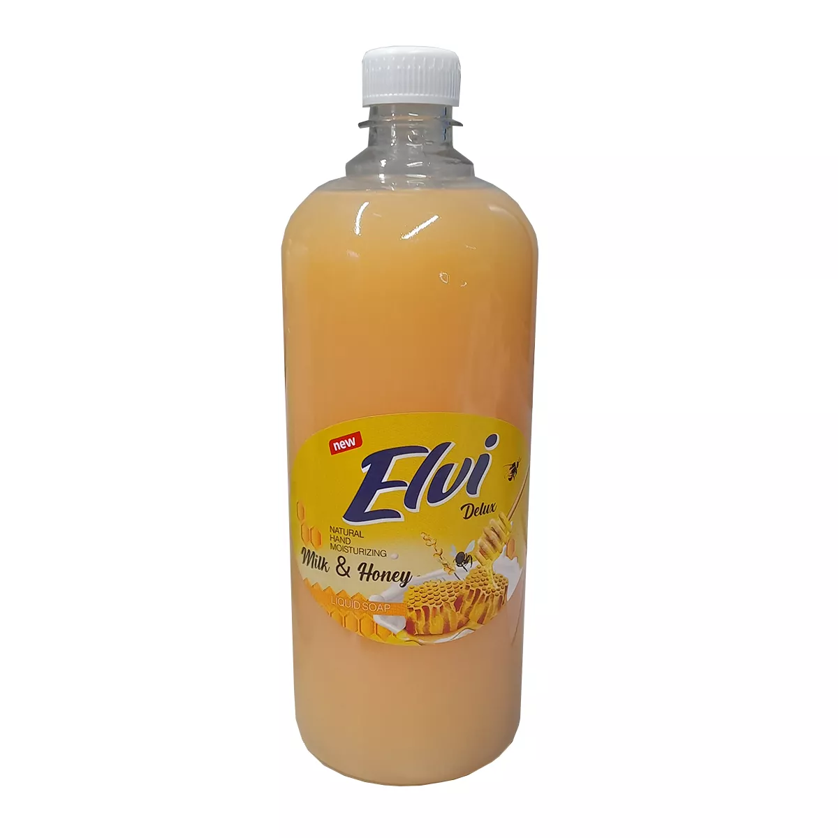ELVI ТЕЧЕН САПУН 1 Л MILK&HONEY