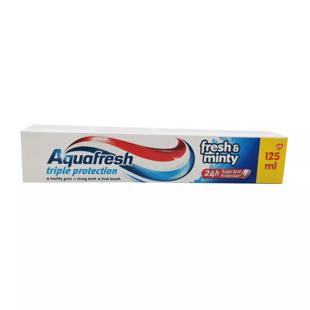 ПАСТА ЗА ЗЪБИ AQUAFRESH TRIPLE PROTECTION 125МЛ FRESH&MINTY