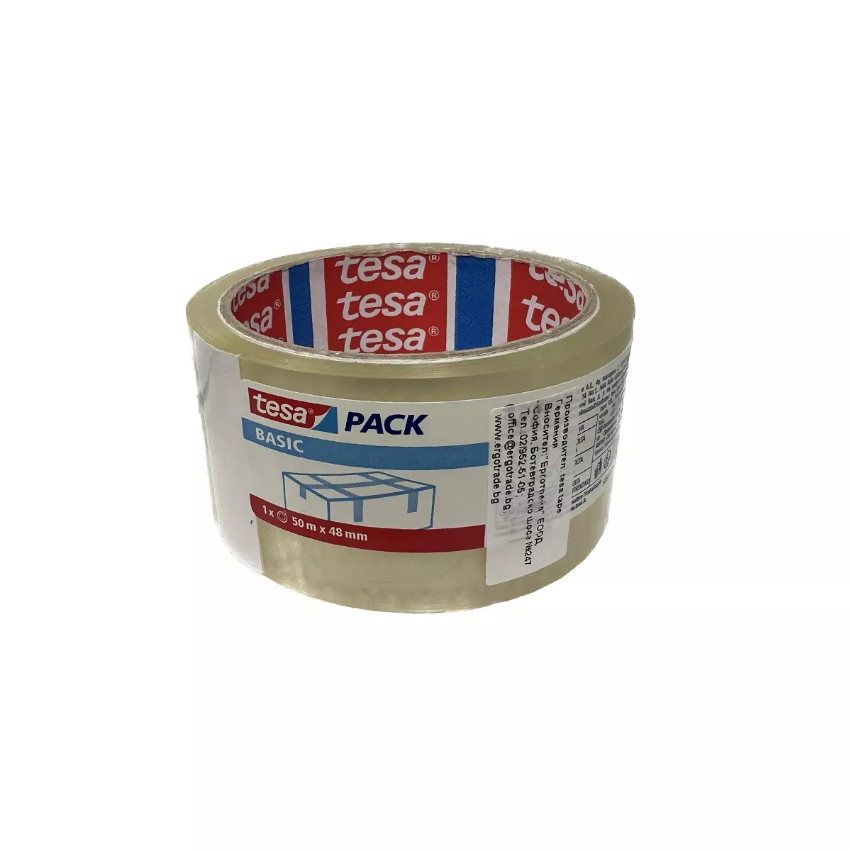 ТИКСО ПРОЗРАЧНО BASIC 50M/48MM 5857