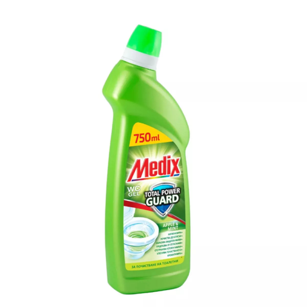 МЕДИКС ТЕЧНО WC 750МЛ ТР GUARD ЯБЪЛКА